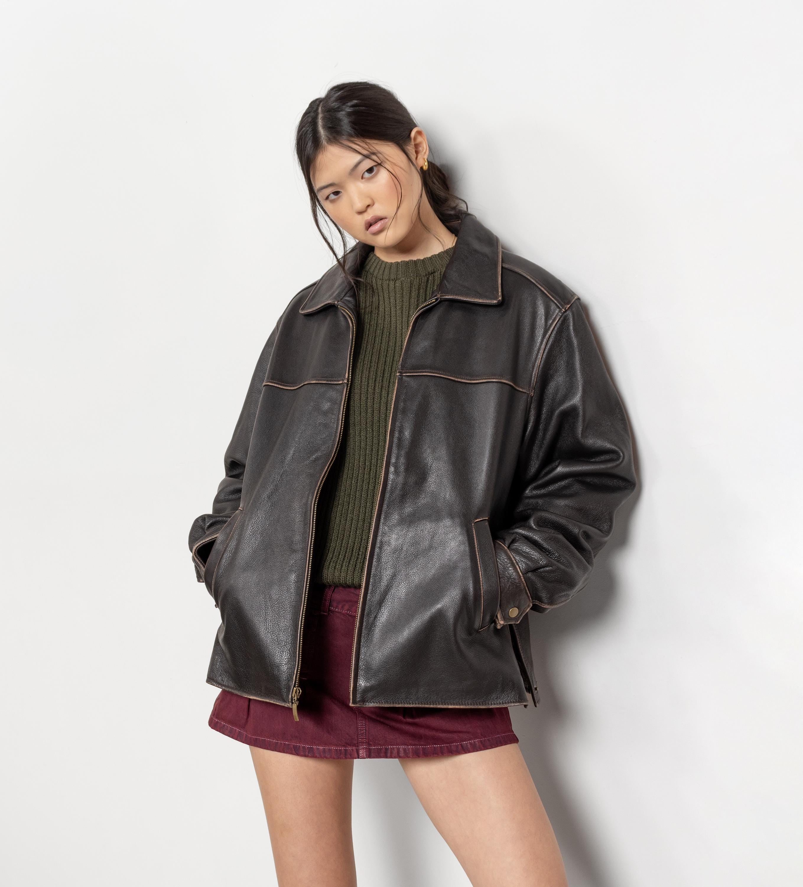 Vintage Oversize Leather – Better Stay Together