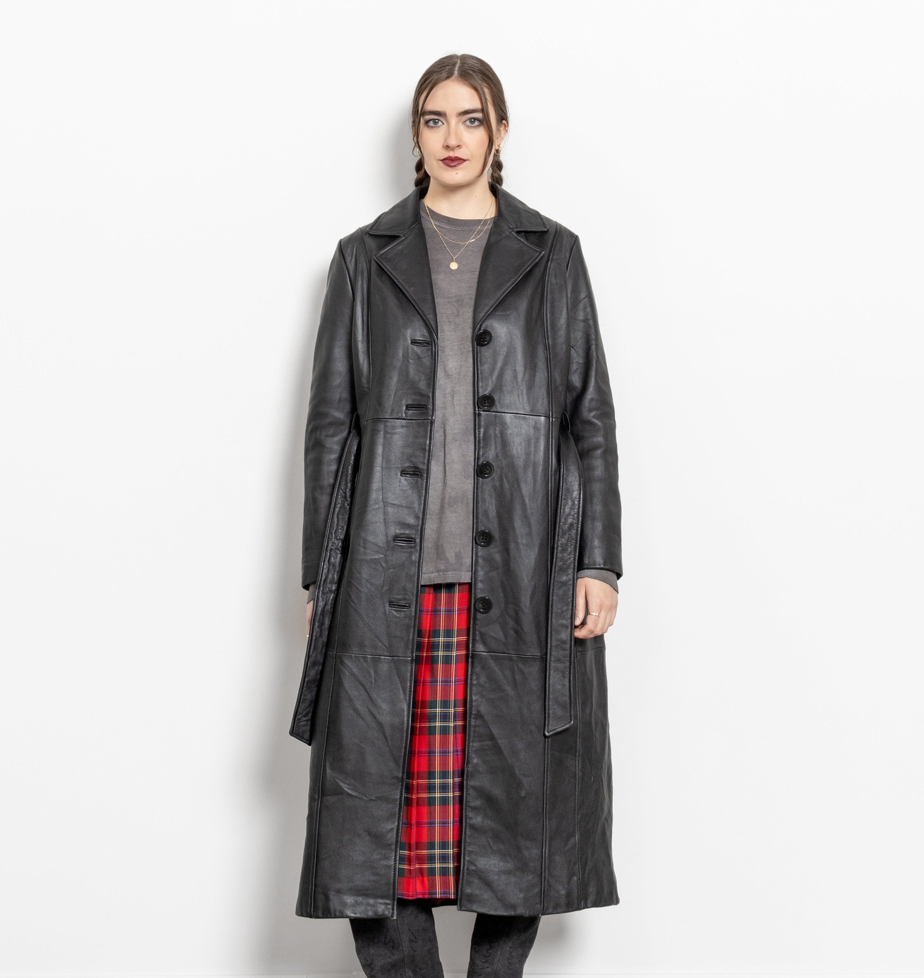 Vintage Black Leather Trench Coats – Better Stay Together