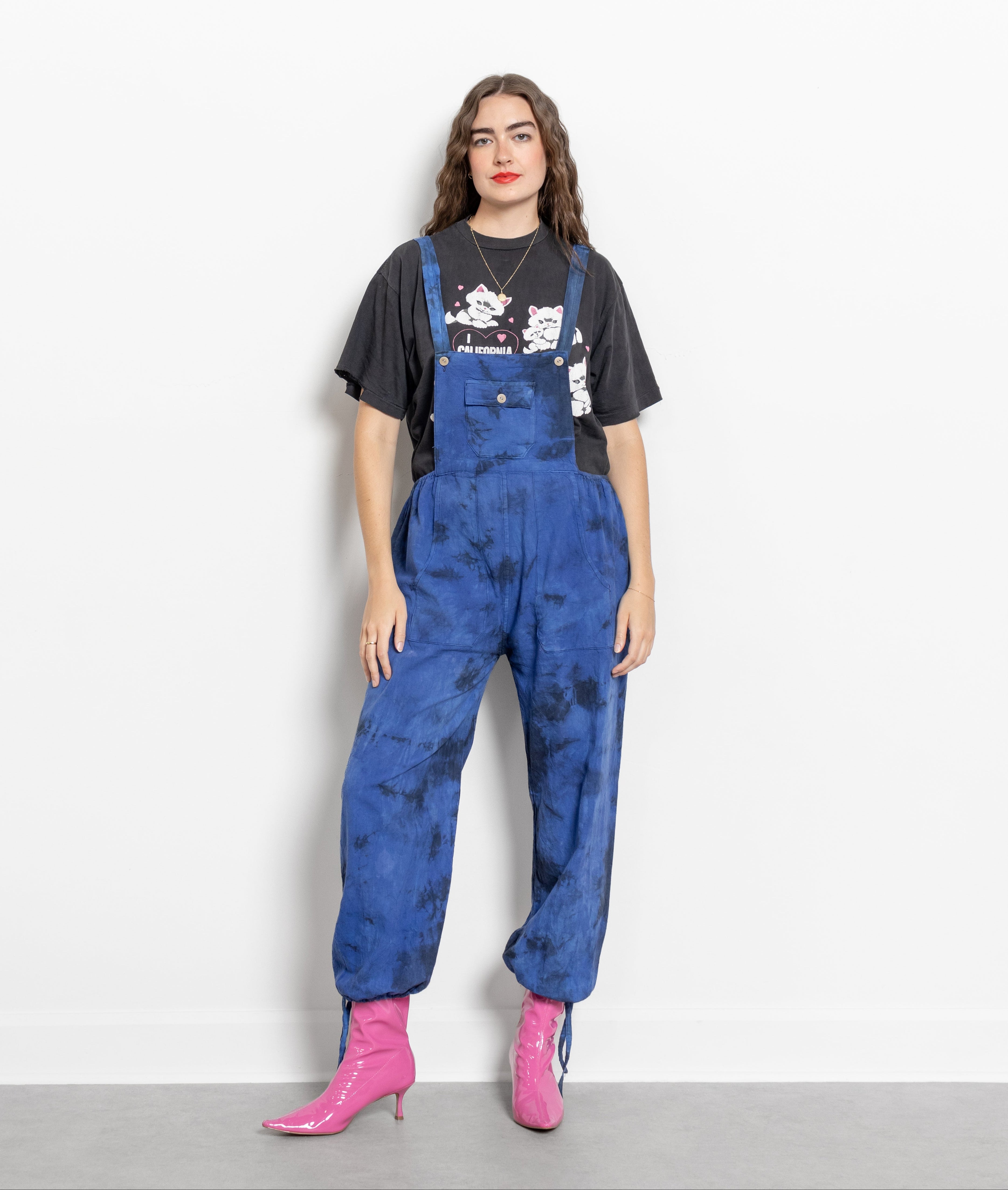 IRIDESSA TIE DYE OVERALLS
