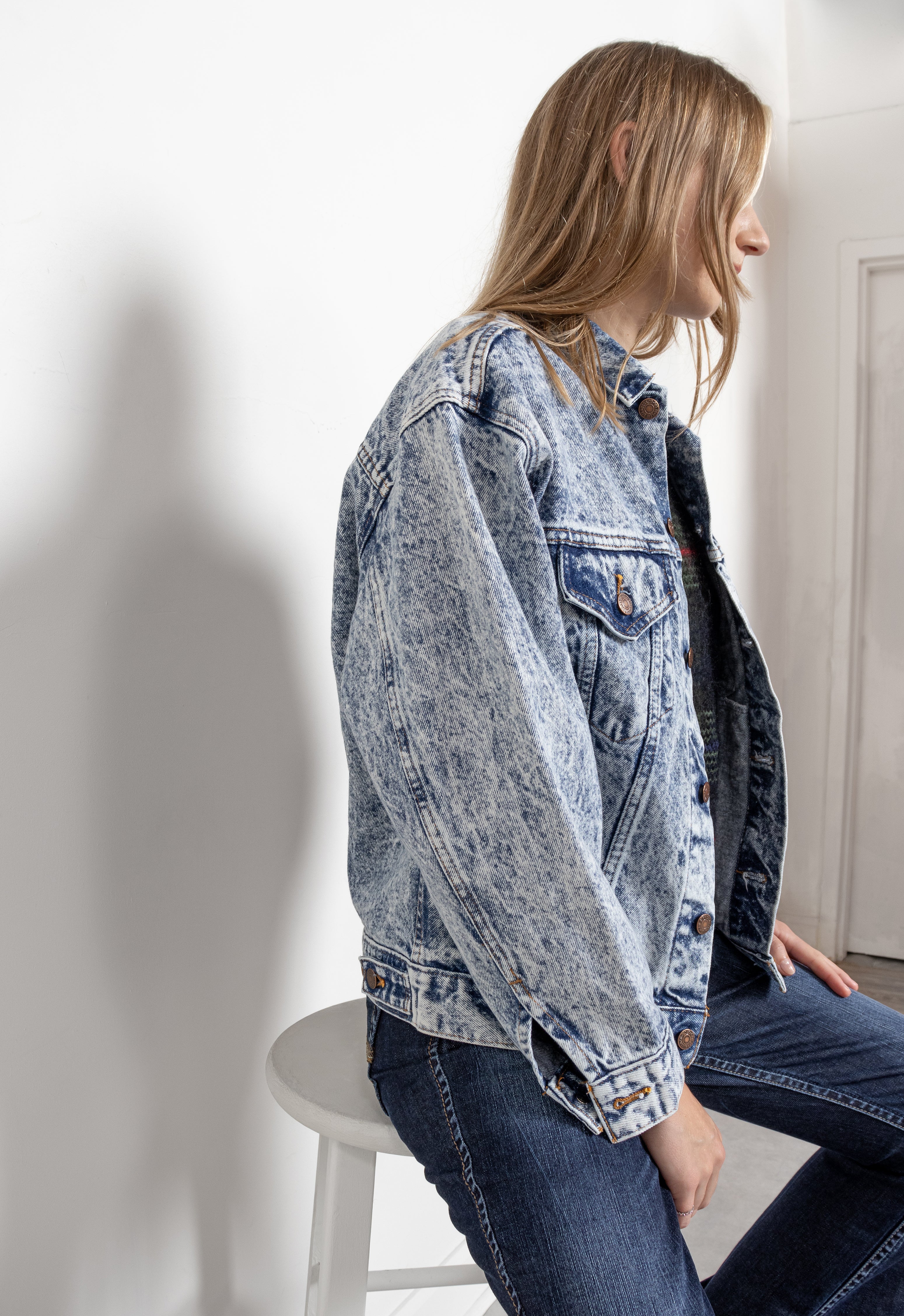 Levis acid wash denim jacket 2025