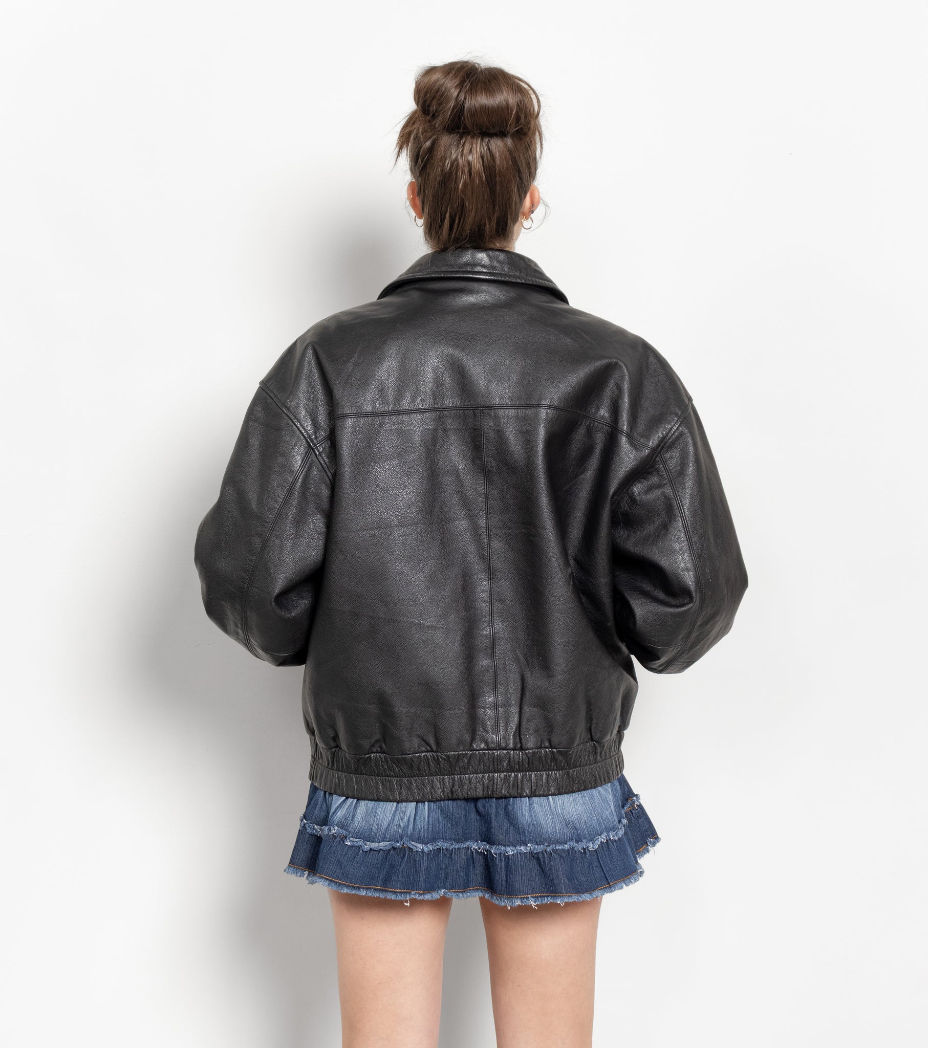 Leather Bomber