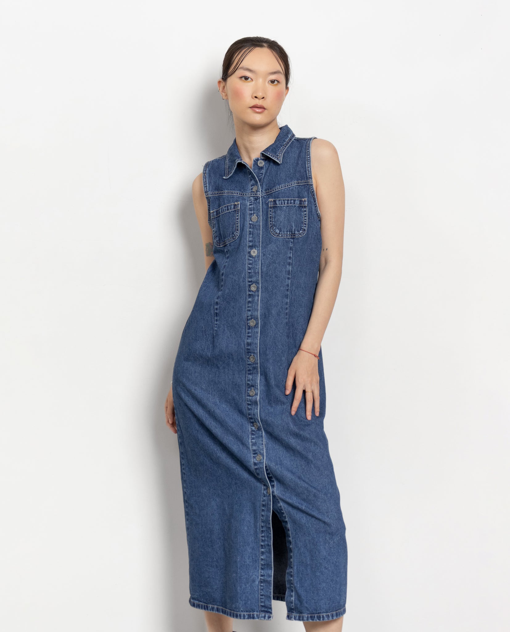 90s Double Denim Dress 90's Denim Outfits Retro 90s Blue Denim Buttons Down Sleeveless Maxi Dress Mellina Vintage 90s Double Denim Dress 90's Denim Outfits Retro 90s Blue Denim Buttons Down Sleeveless Maxi Dress Mellina Vintage