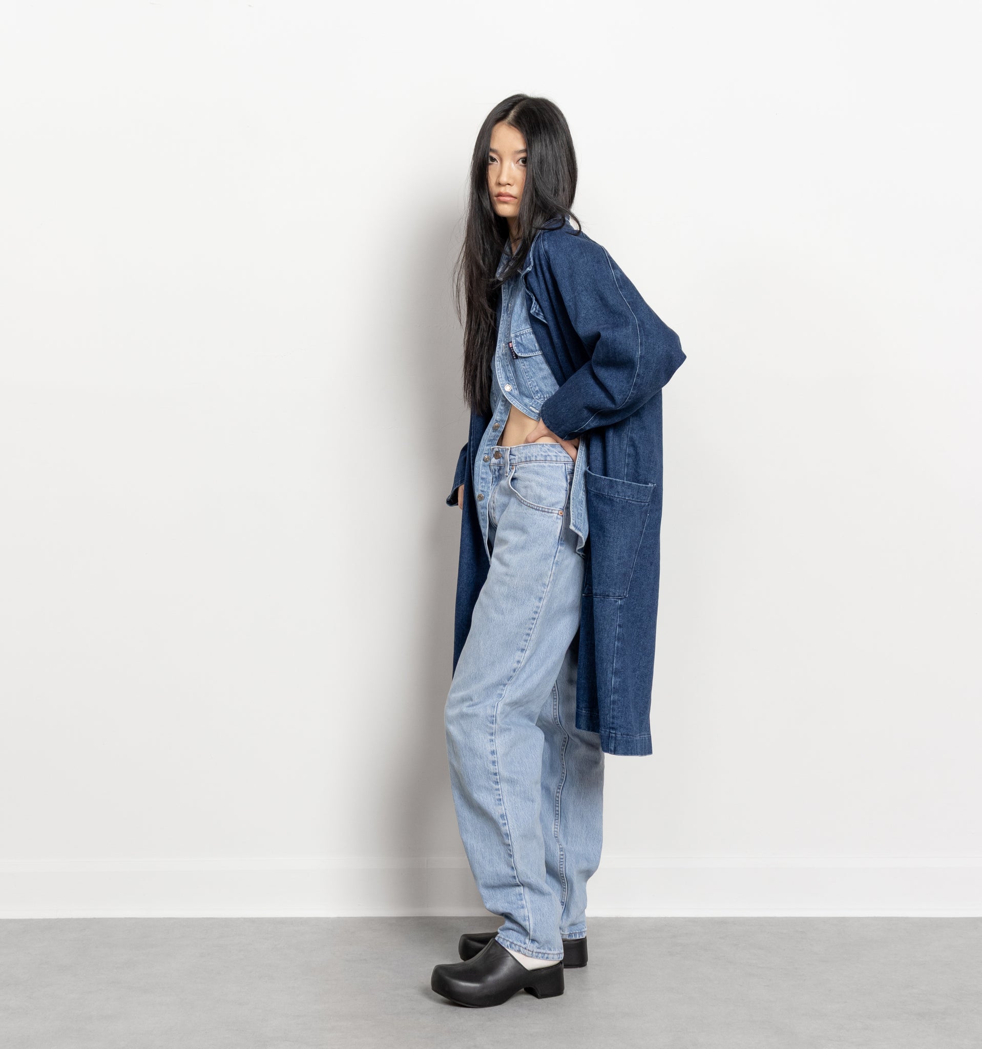 Denim Trench