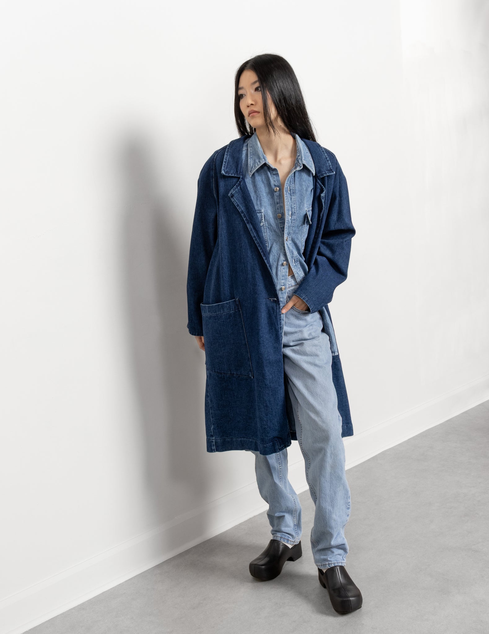 Denim Trench