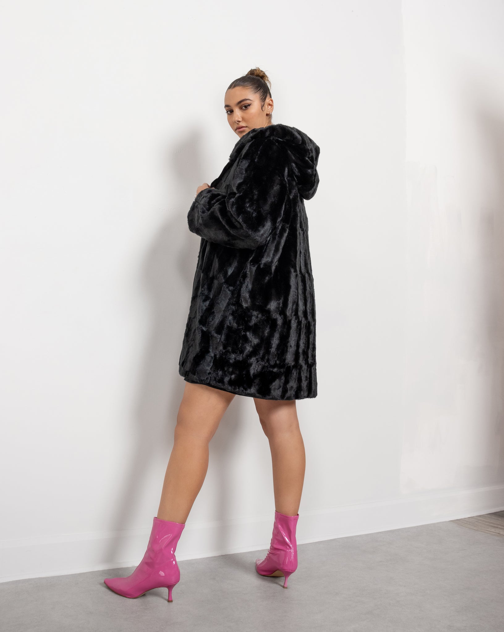 Hooded Faux Fur