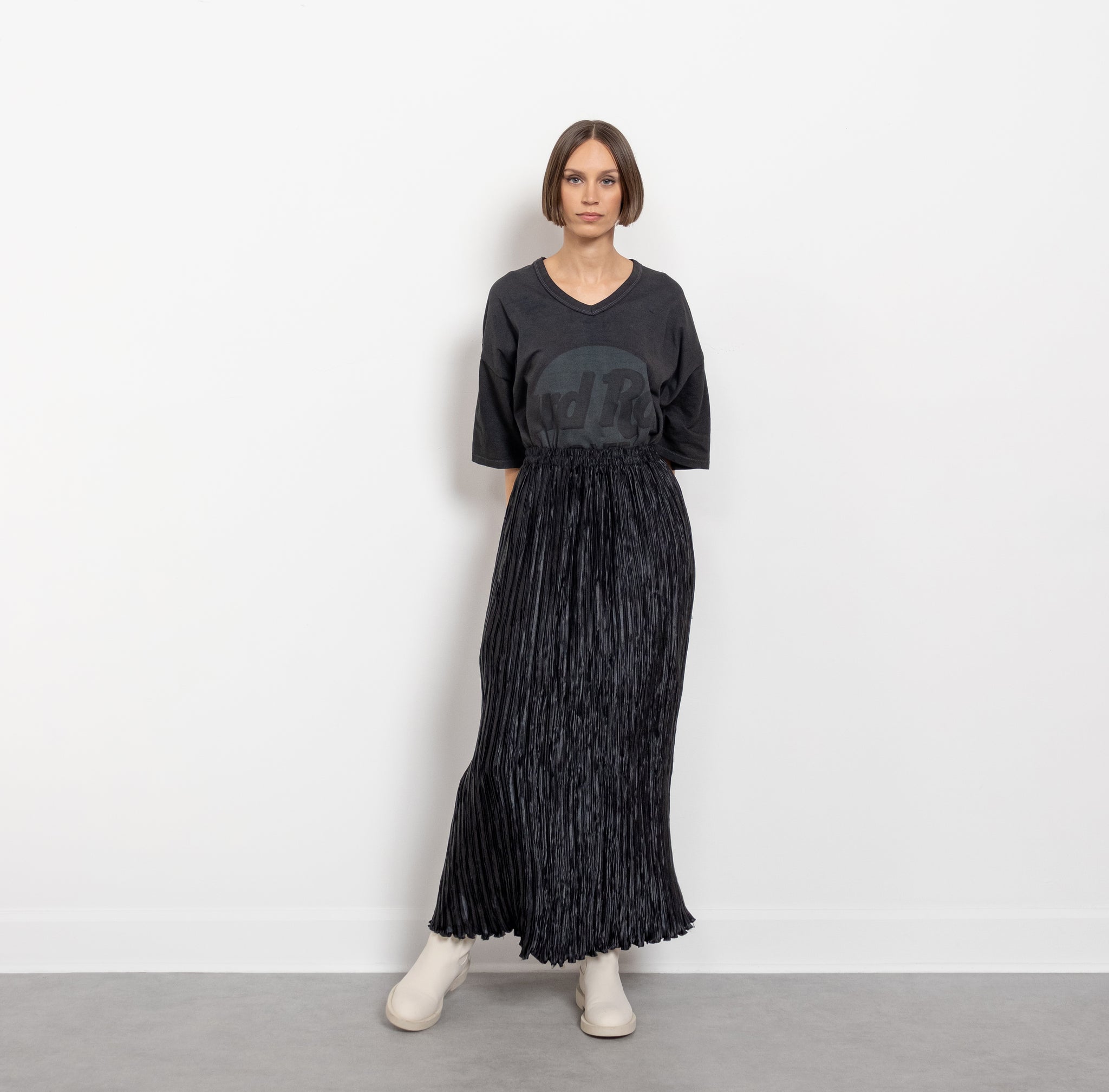 Pleated Maxi