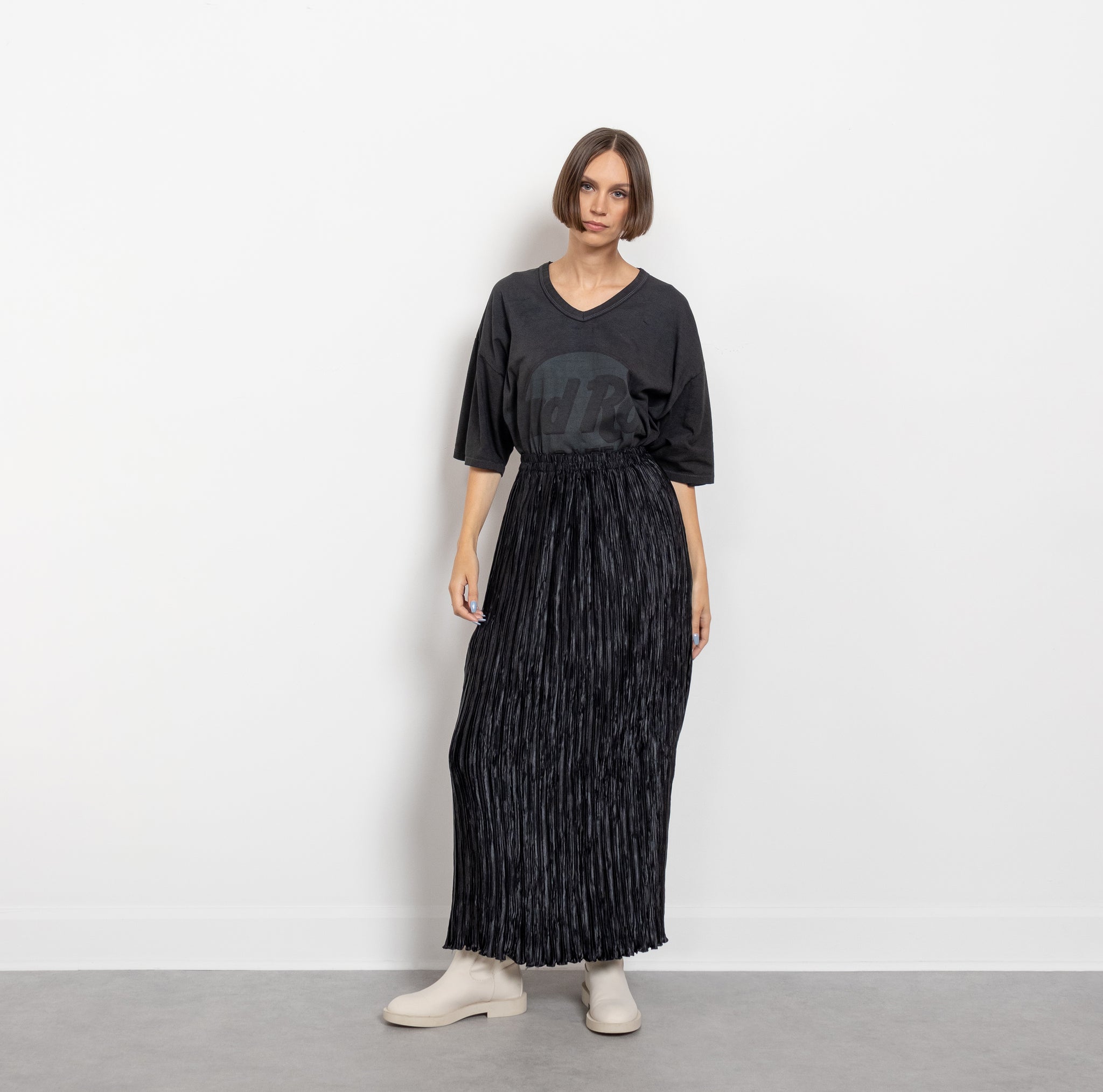 Pleated Maxi