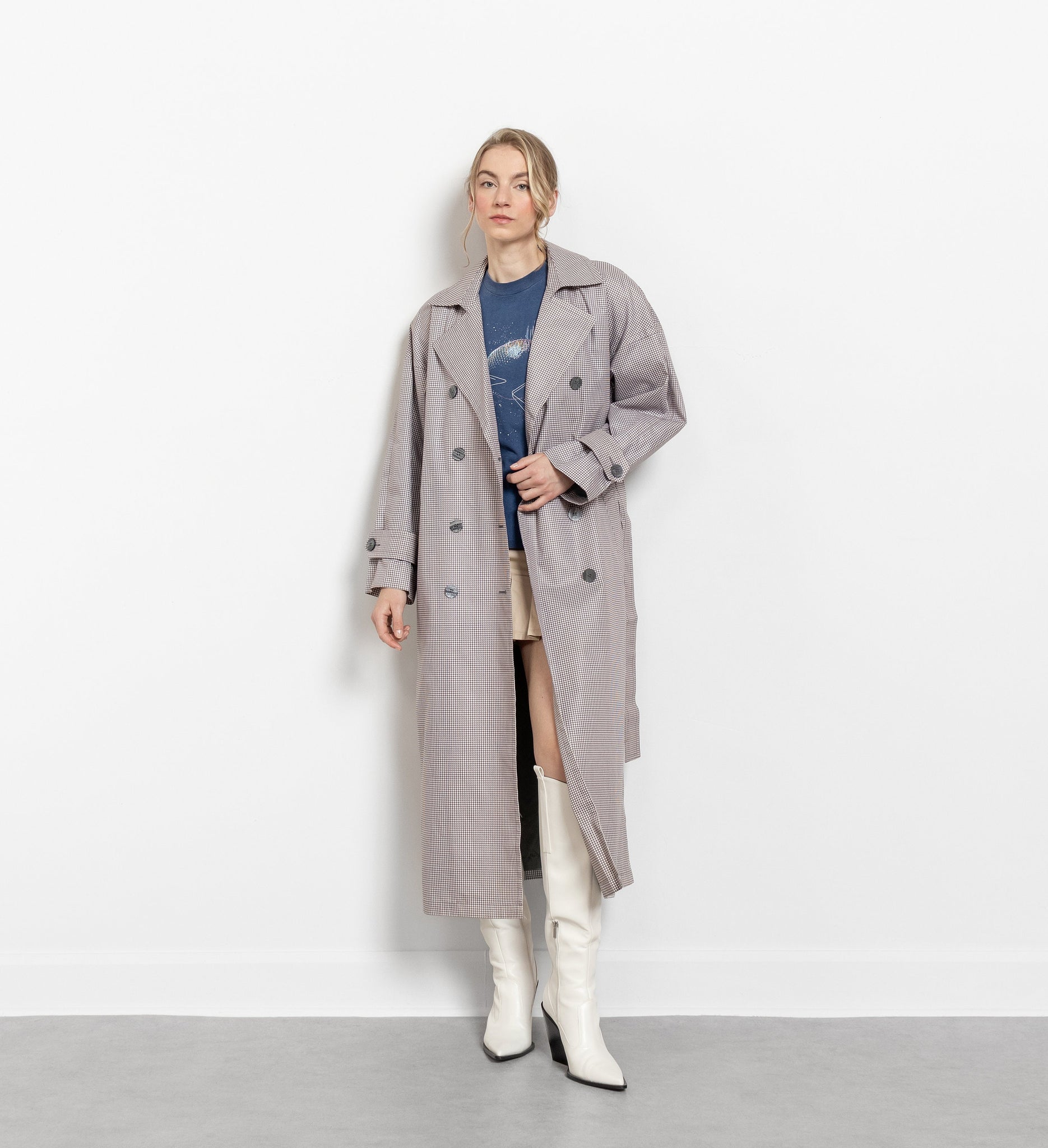 Vintage London Fog Classic Beige Cotton Maincoats Shell