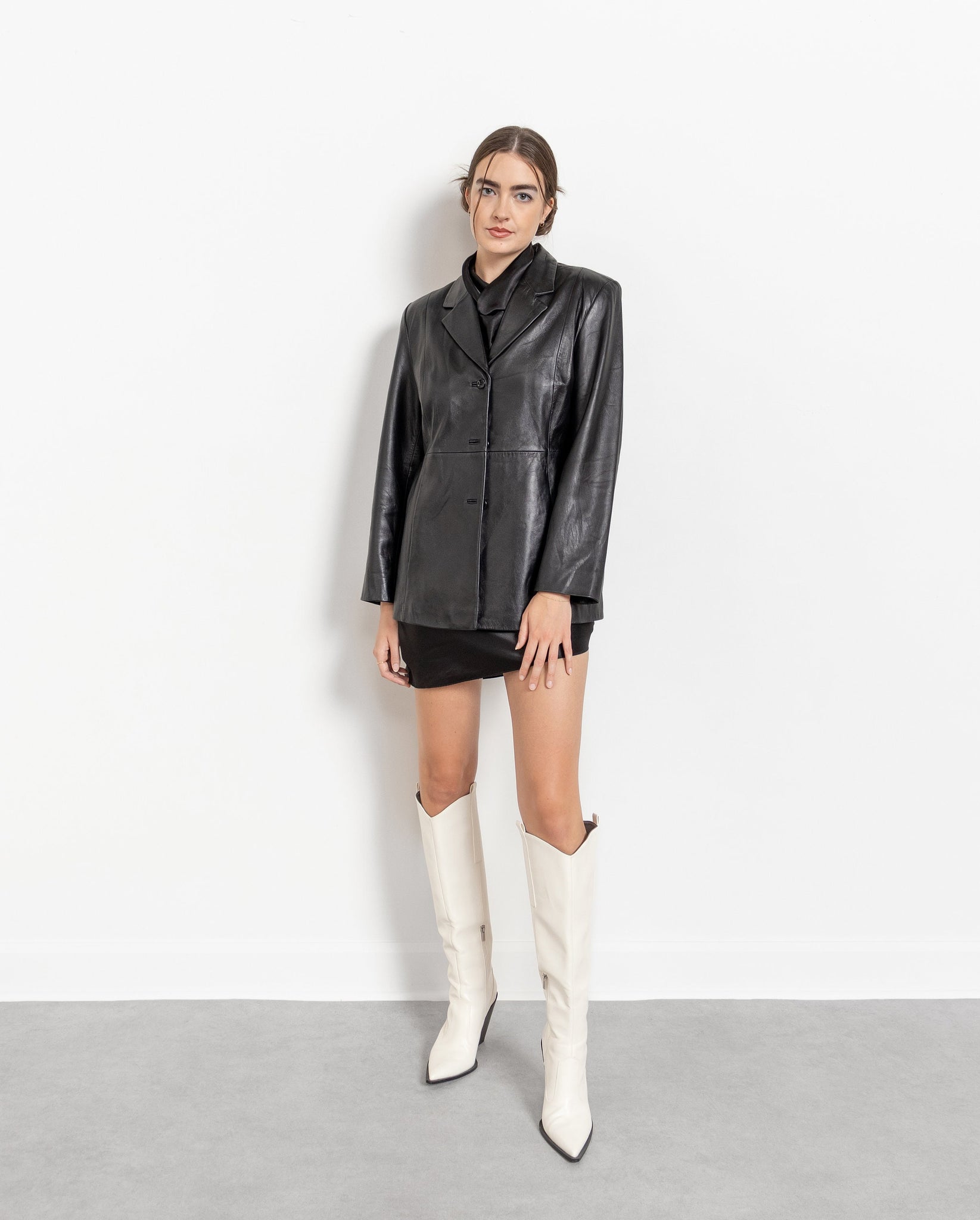 Leather Blazer