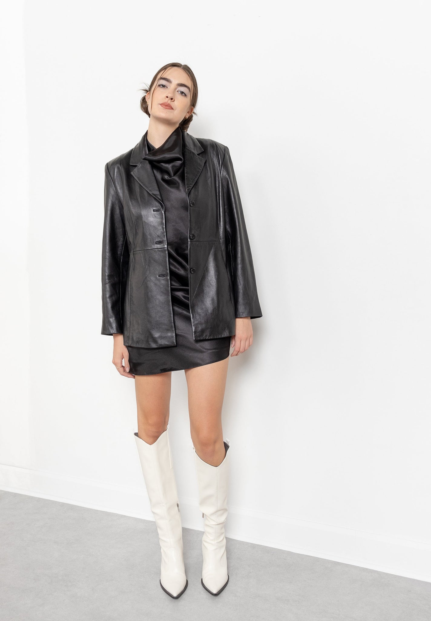 Leather Blazer