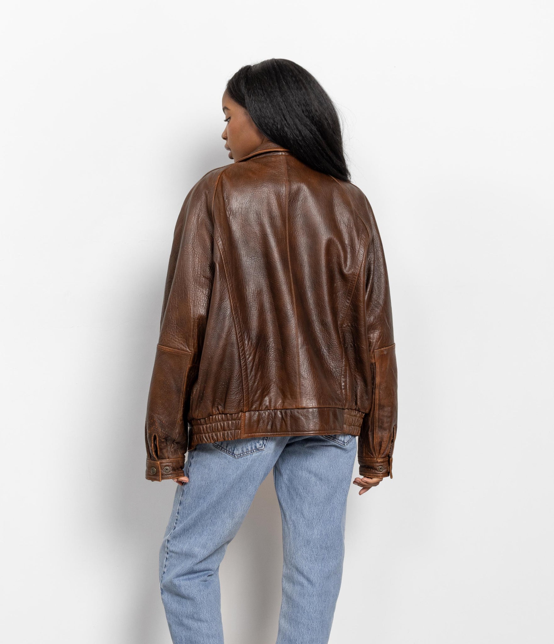 Leather Bomber