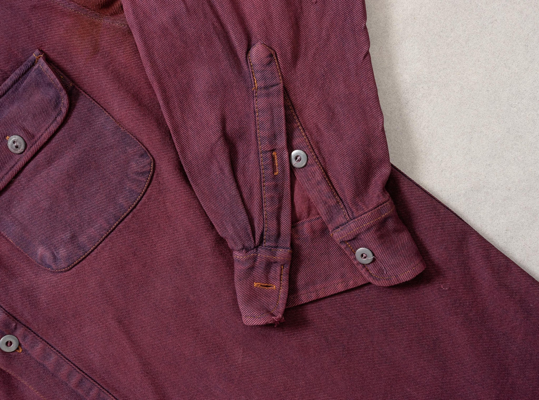 Burgundy Denim