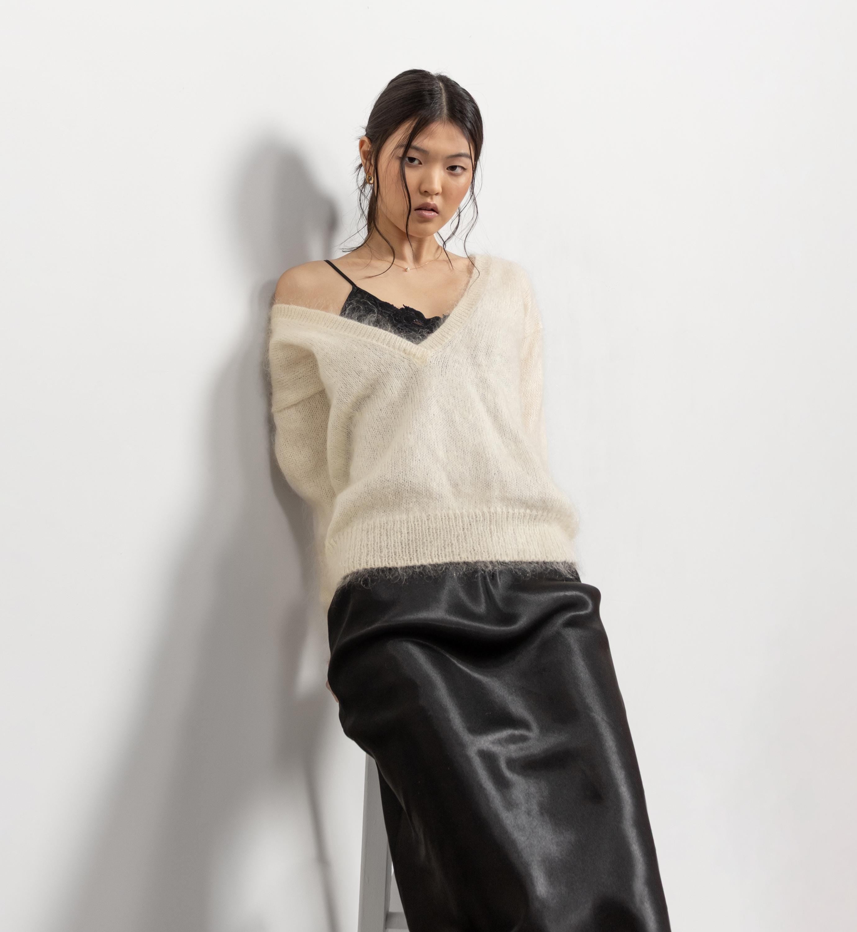 Vintage White Mohair Sweaters – Better Stay Together
