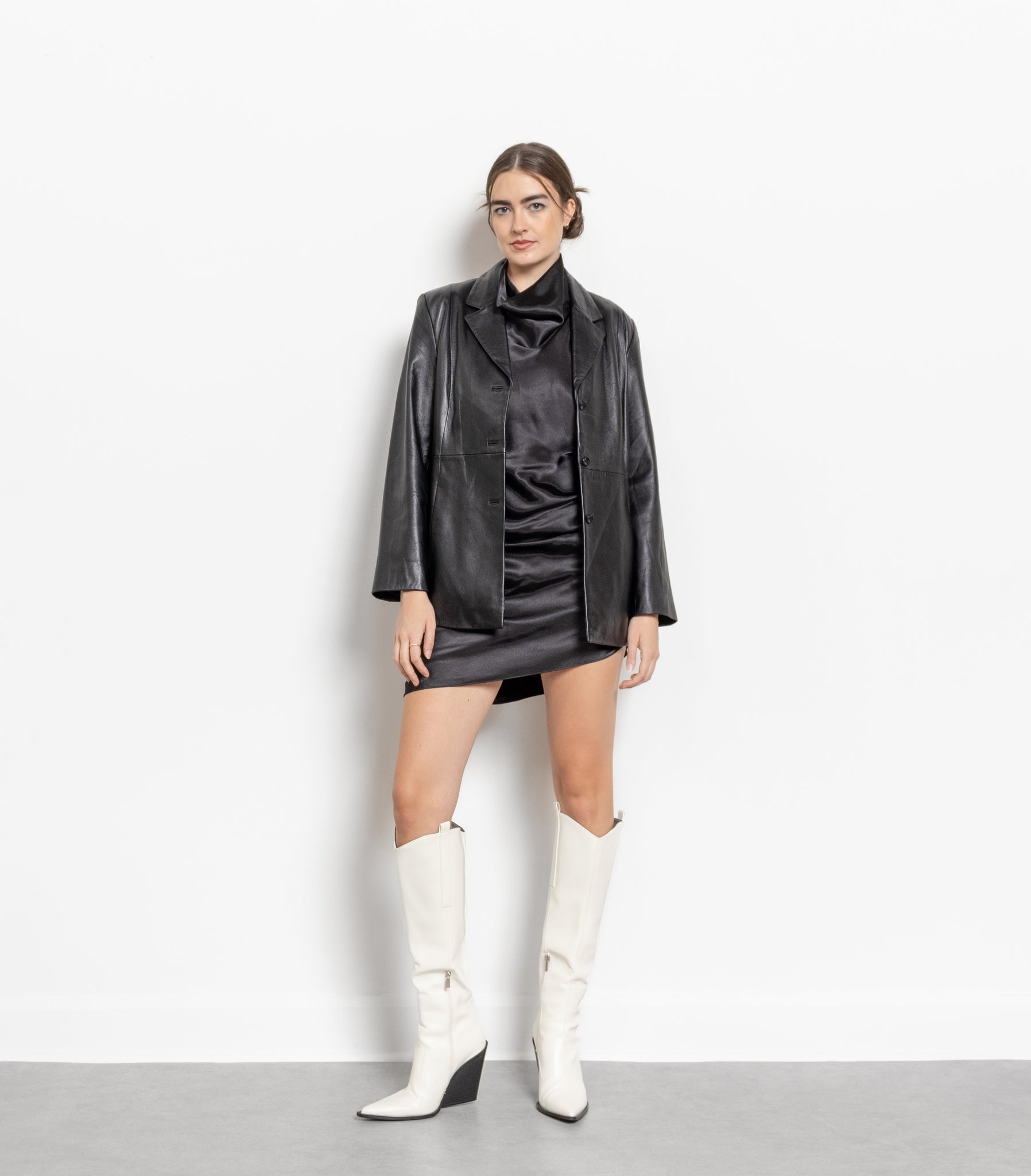 Leather Blazer