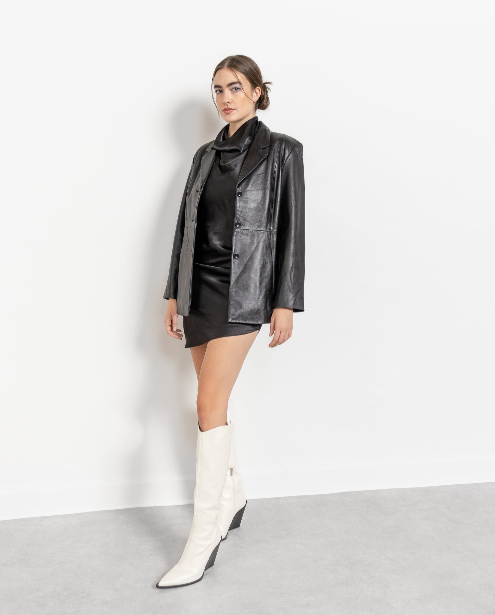 Leather Blazer