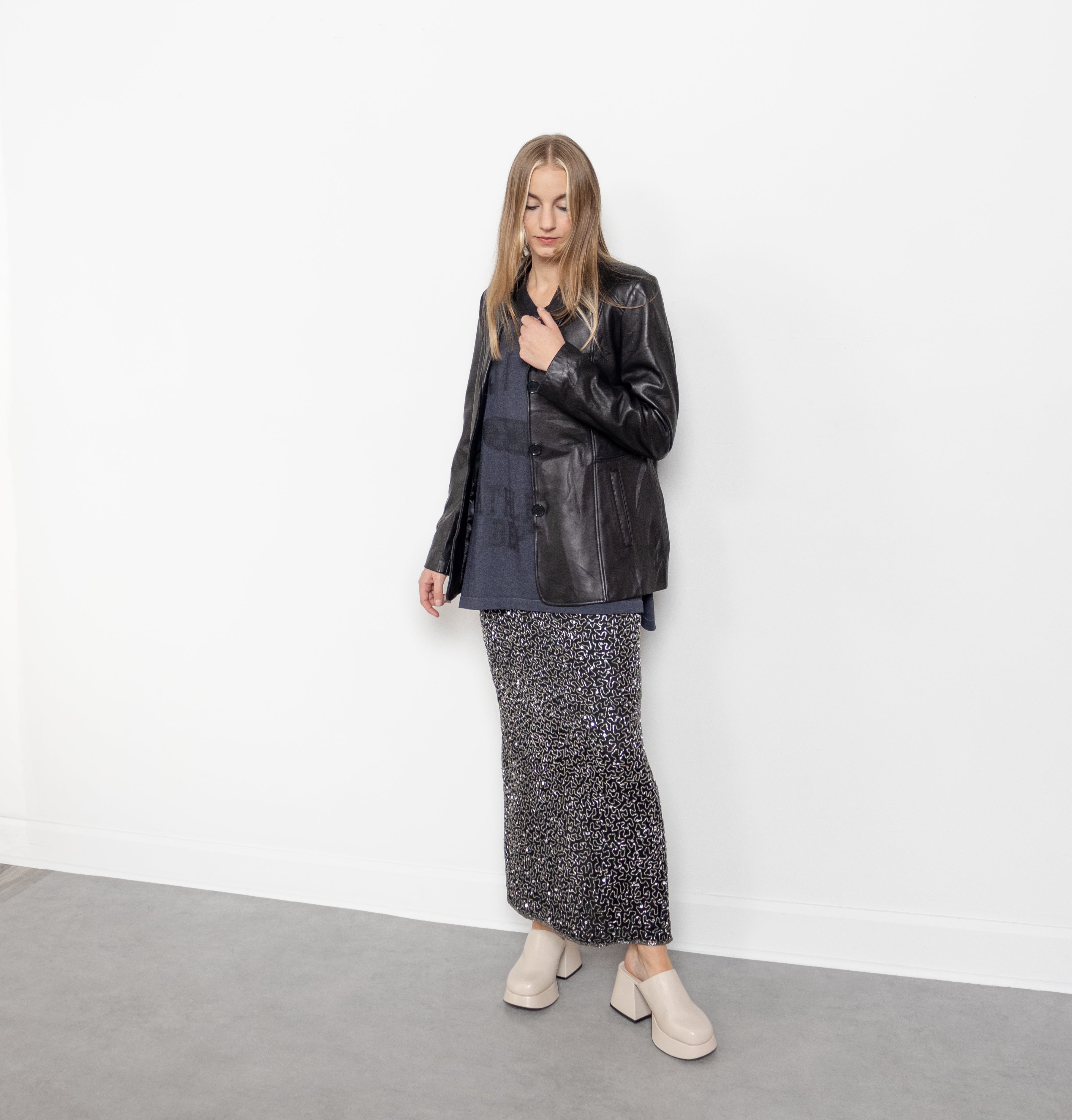 さ*う様 90s カルバンクライン　 real　leather jacket Calvin Klein Leather Jacket – Better Stay Together