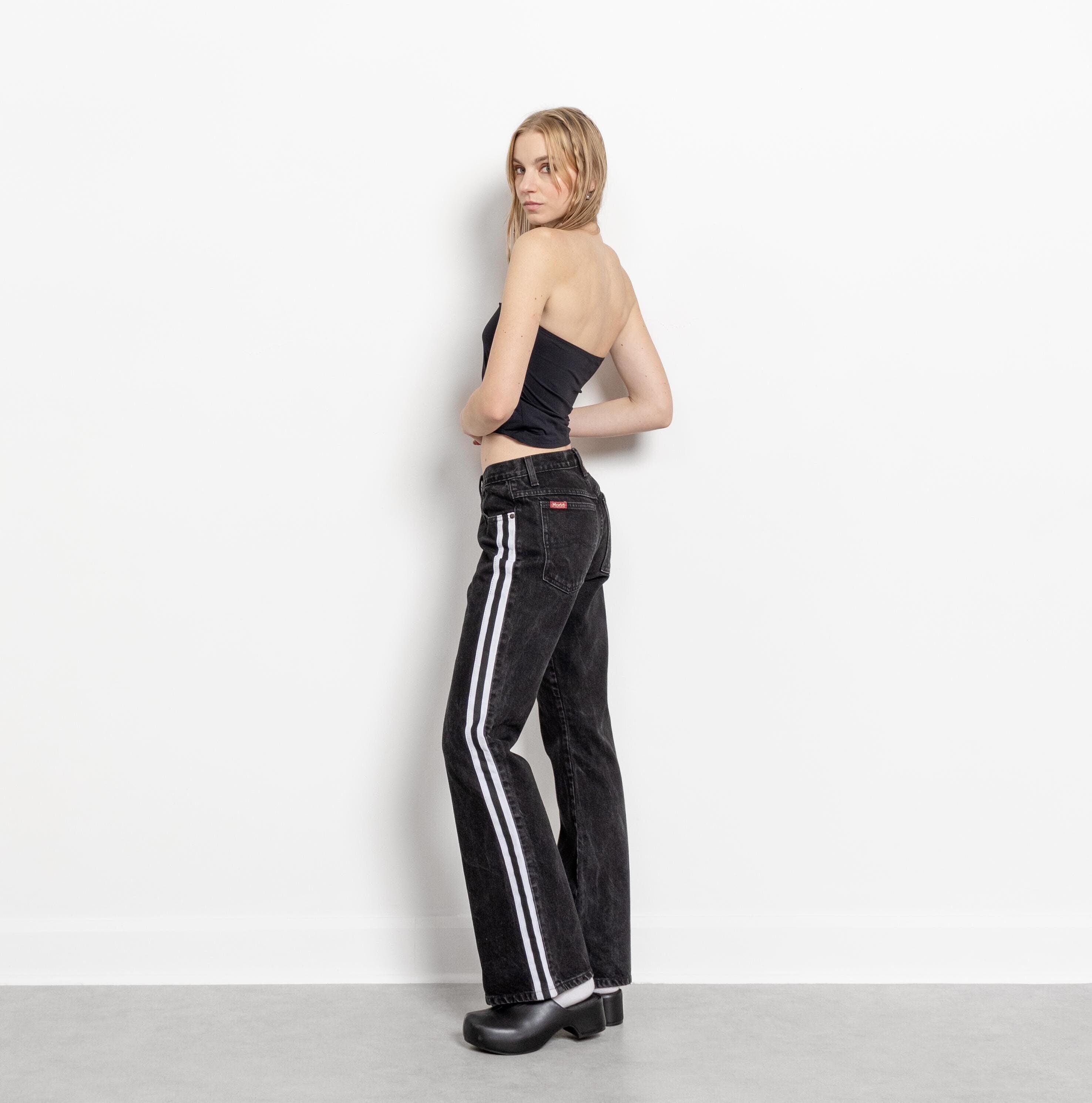 パンツ 2000's archive Stripe straight denim y2k 2000's archive Stripe straight denim y2k - メルカリ