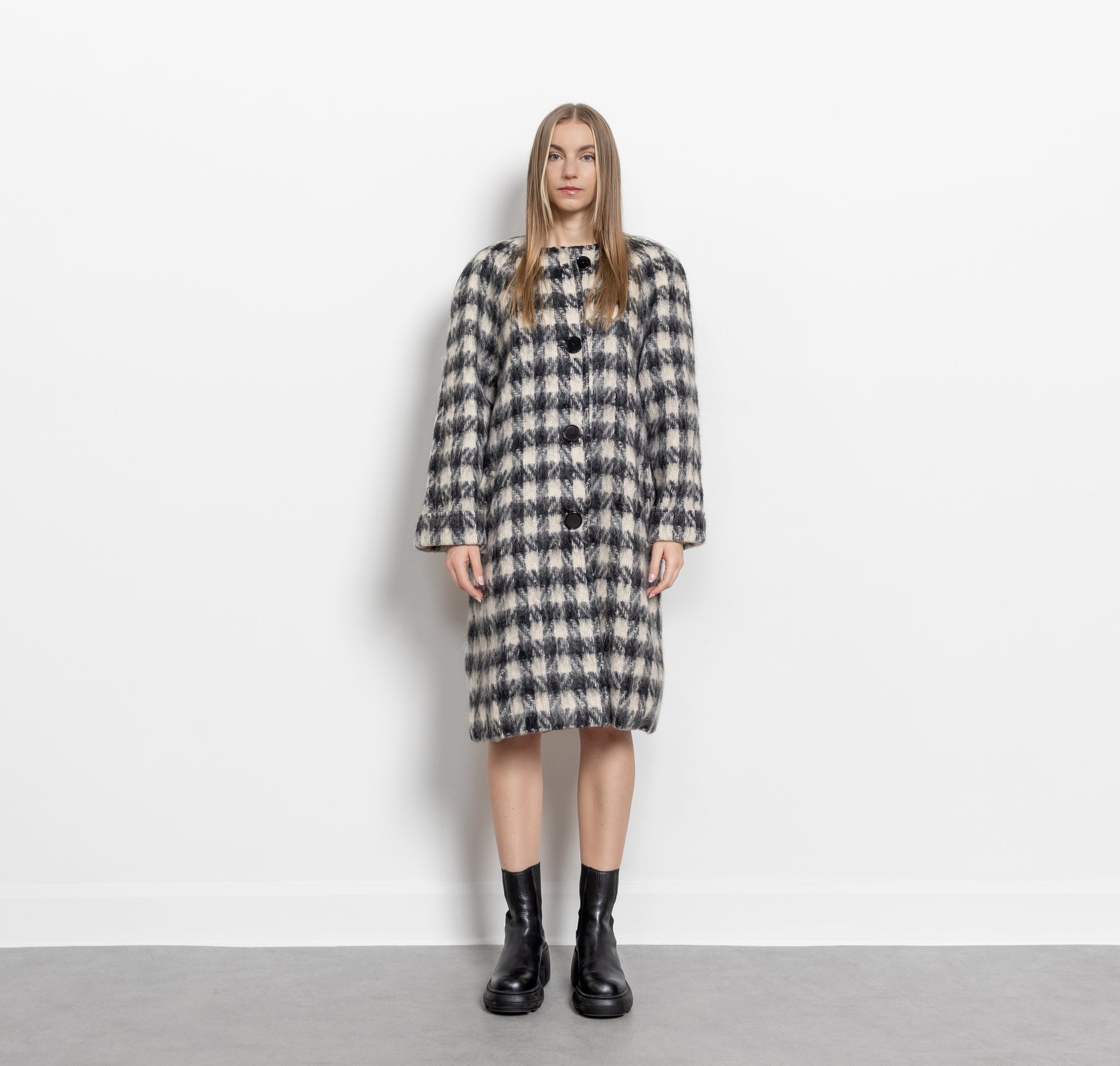 Mohair Houndstooth