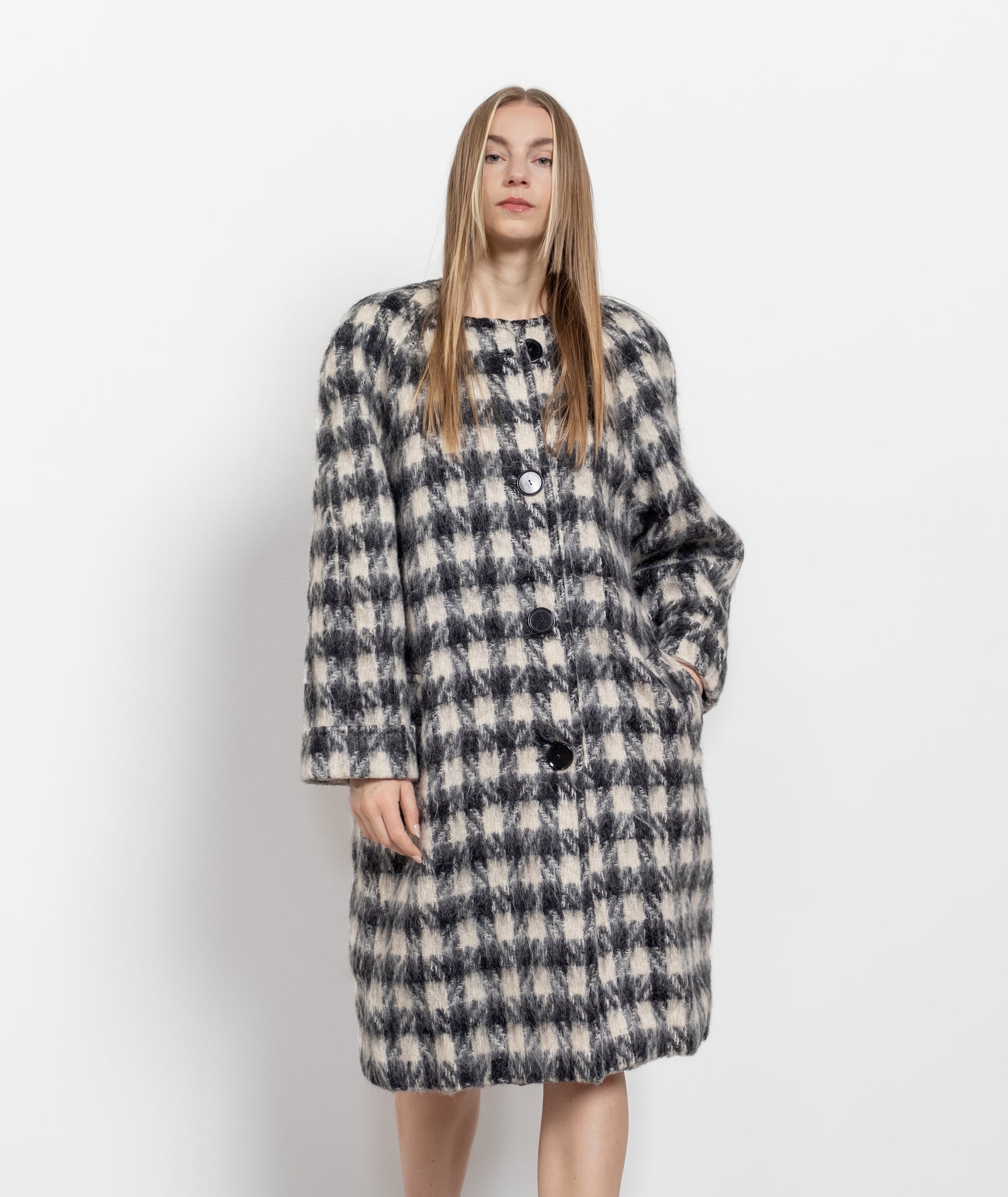 Mohair Houndstooth