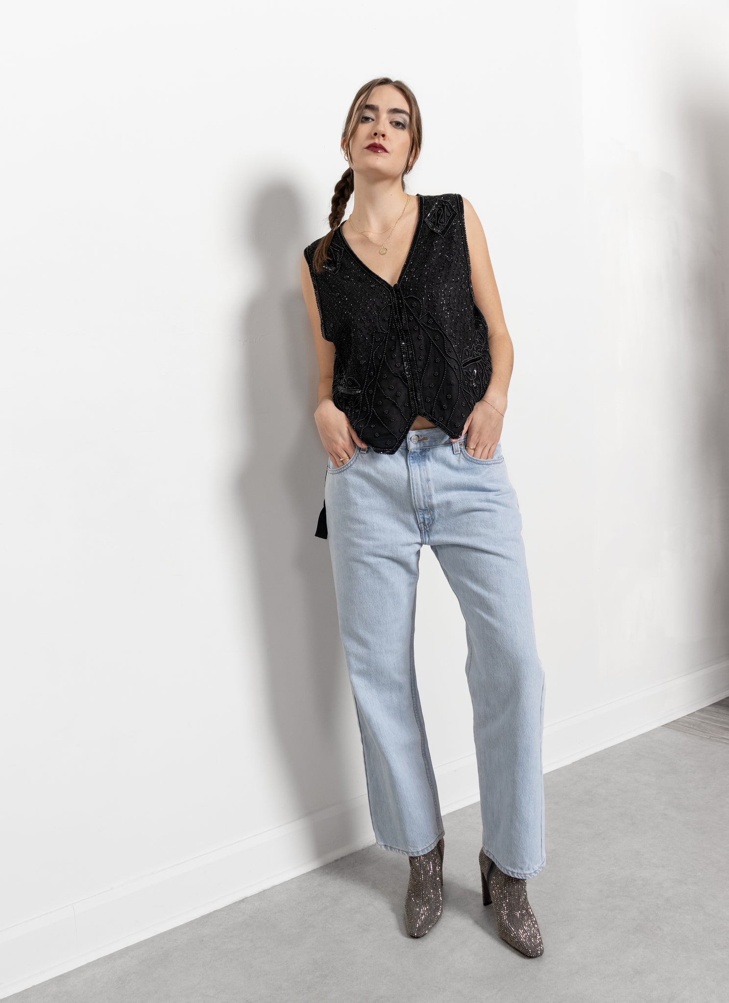 Sequin Silk