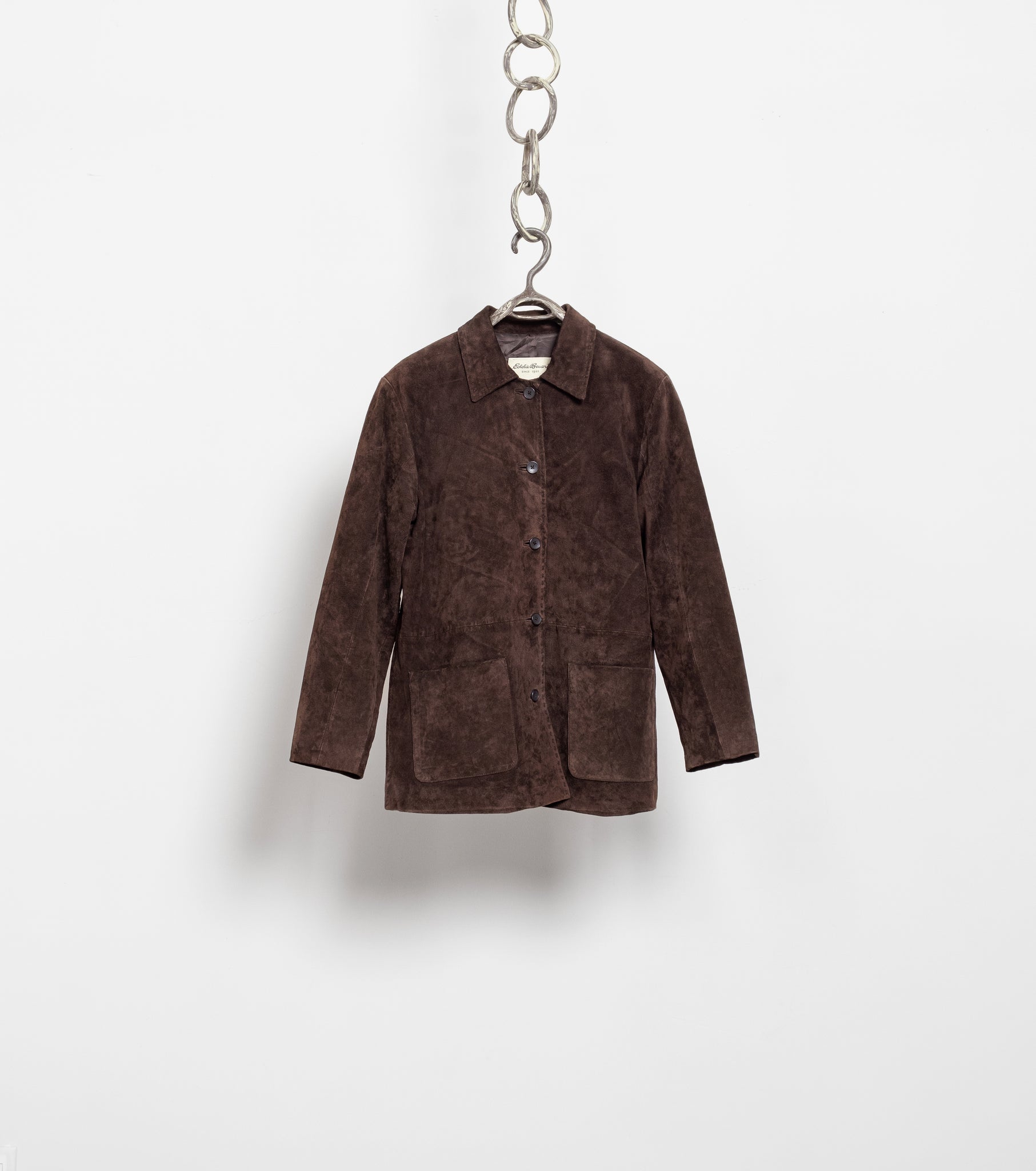 Suede Shirt Coat