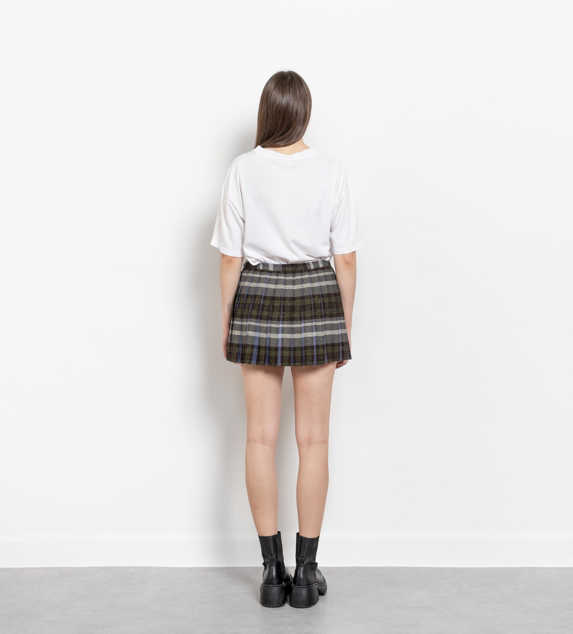 Pleated Plaid