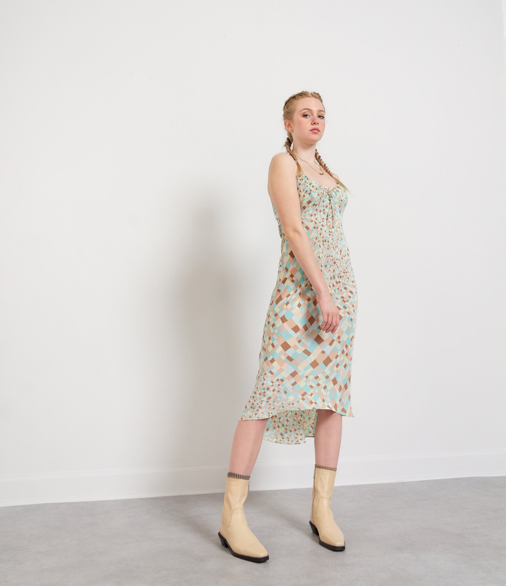 Pistachio Slip Dress