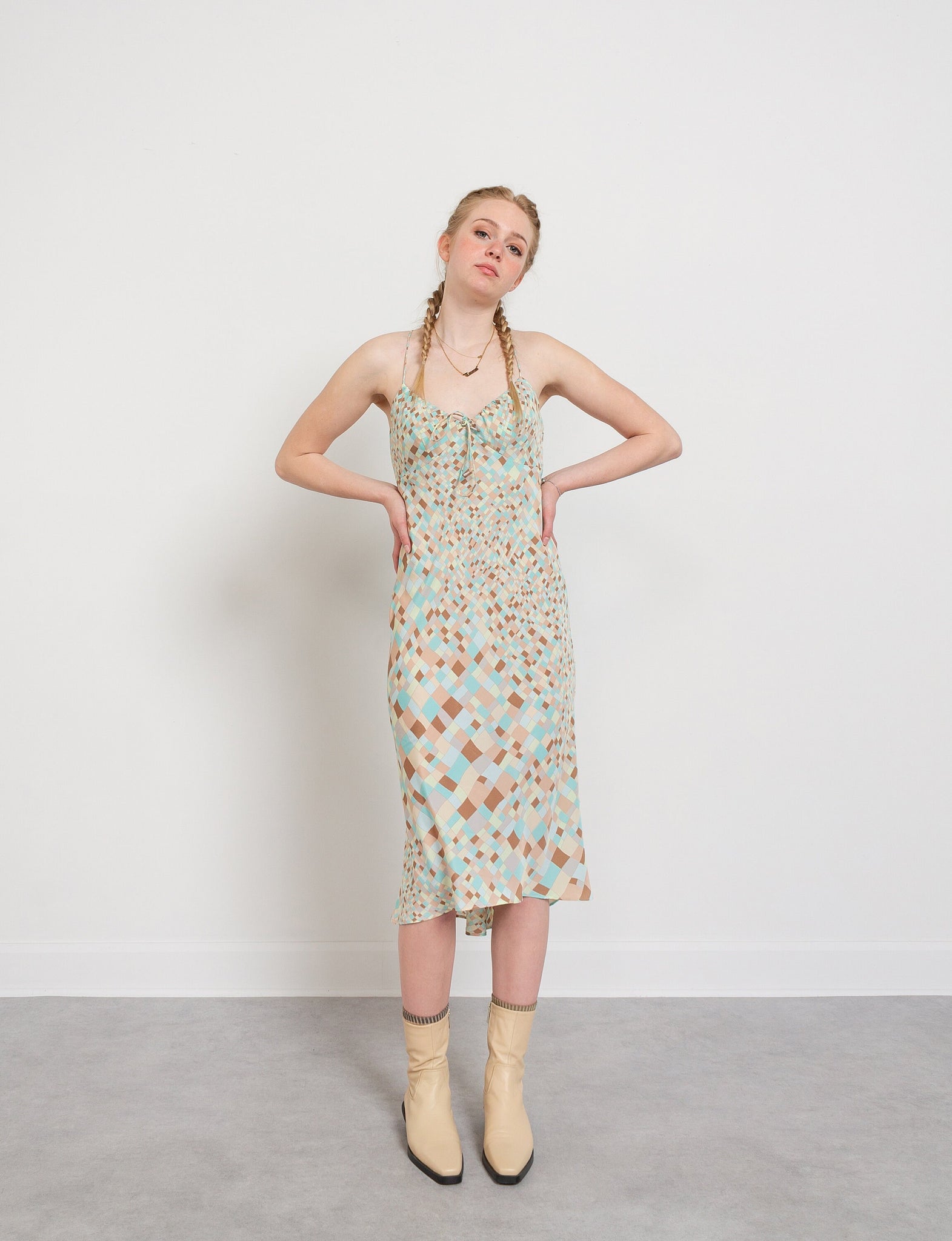 Pistachio Slip Dress