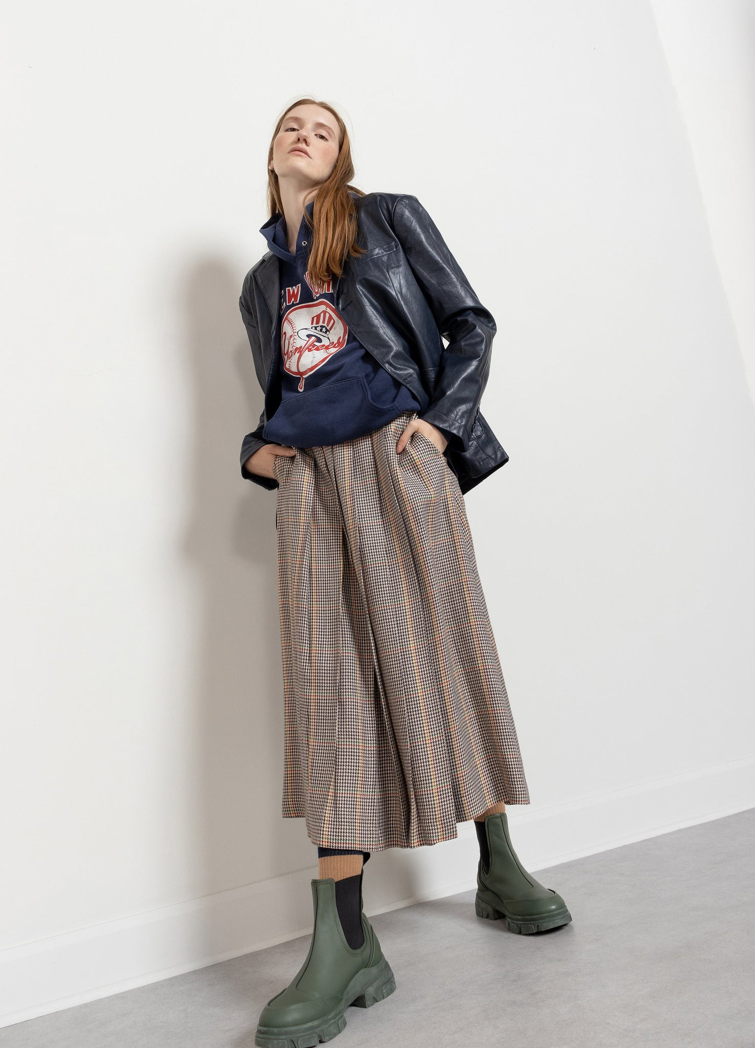 Vegan Leather Blazer