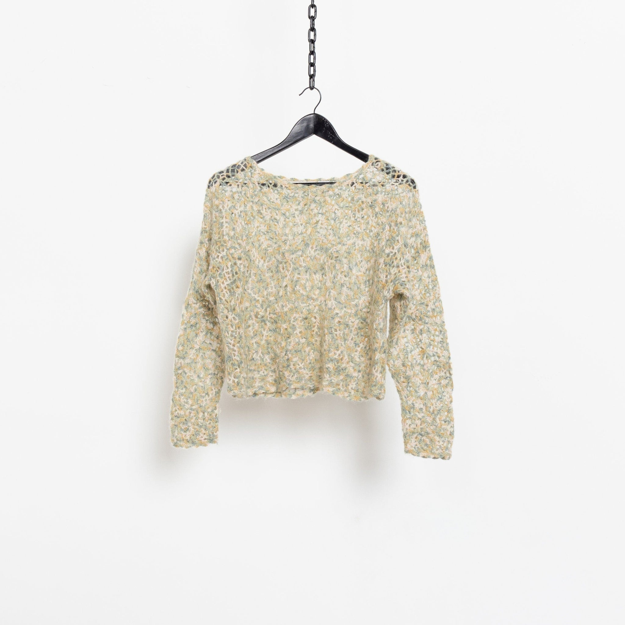 Cropped Floral Mohair