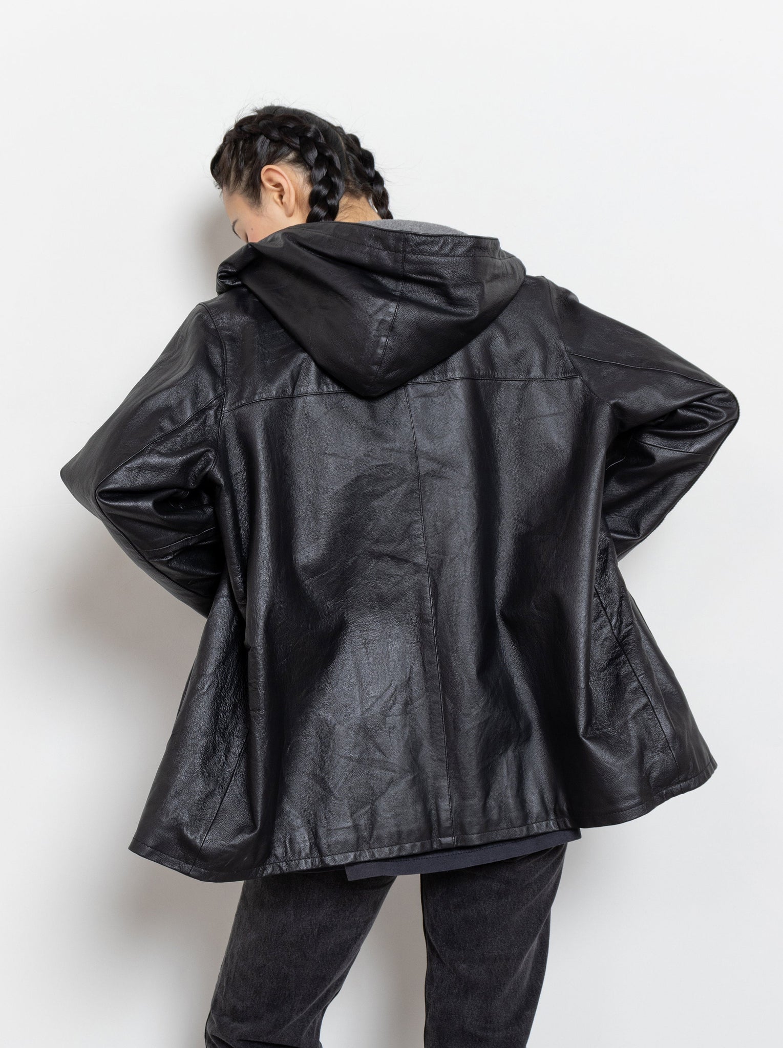 Hooded Leather