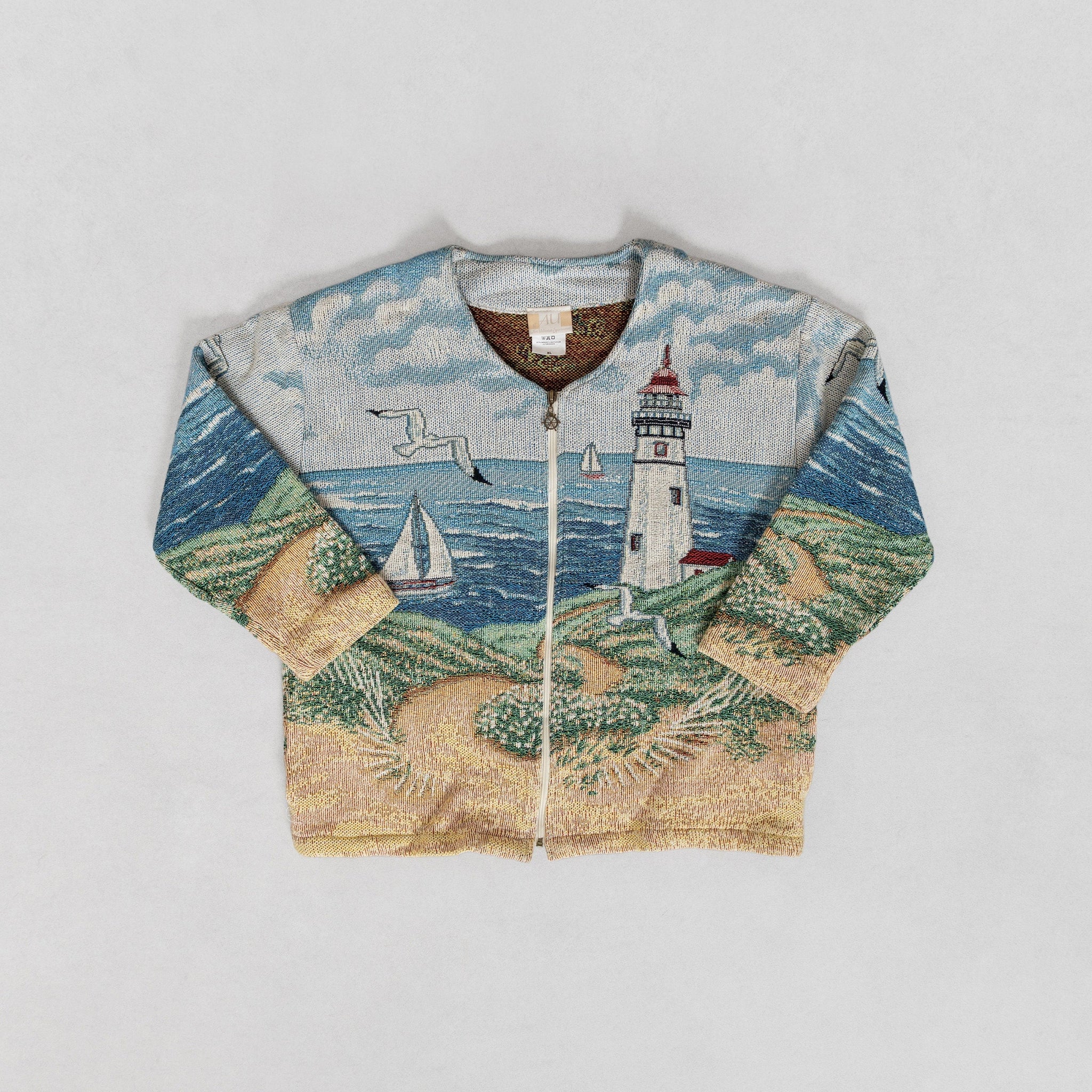 Vintage Woven Cotton Tapestry Jacket – Better Stay Together