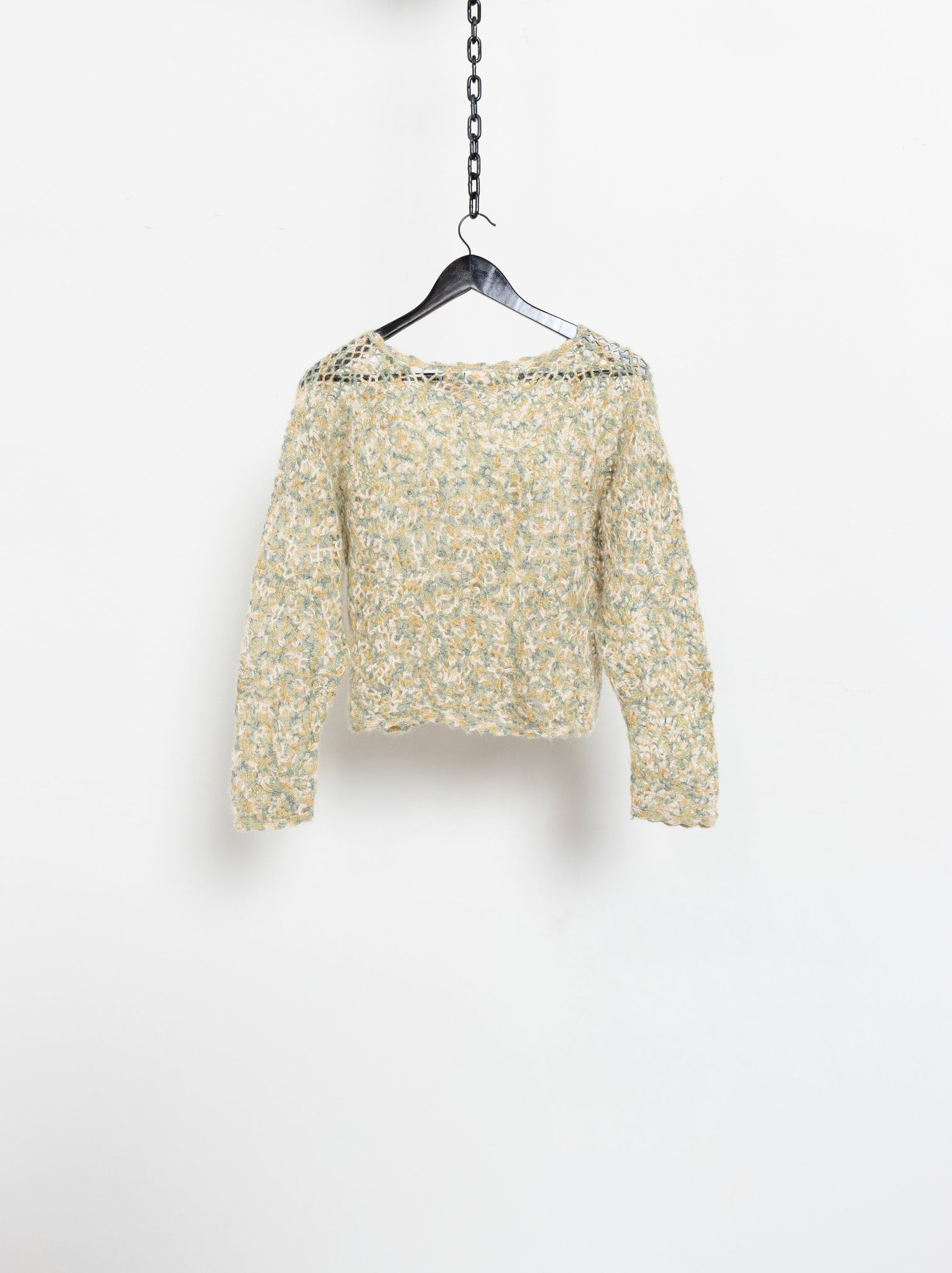 Cropped Floral Mohair
