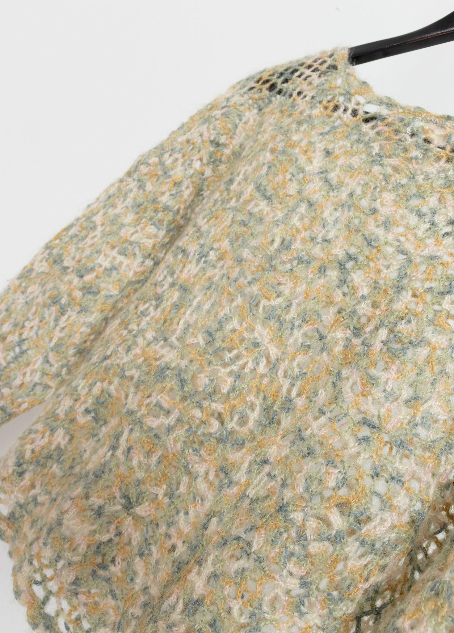 Cropped Floral Mohair