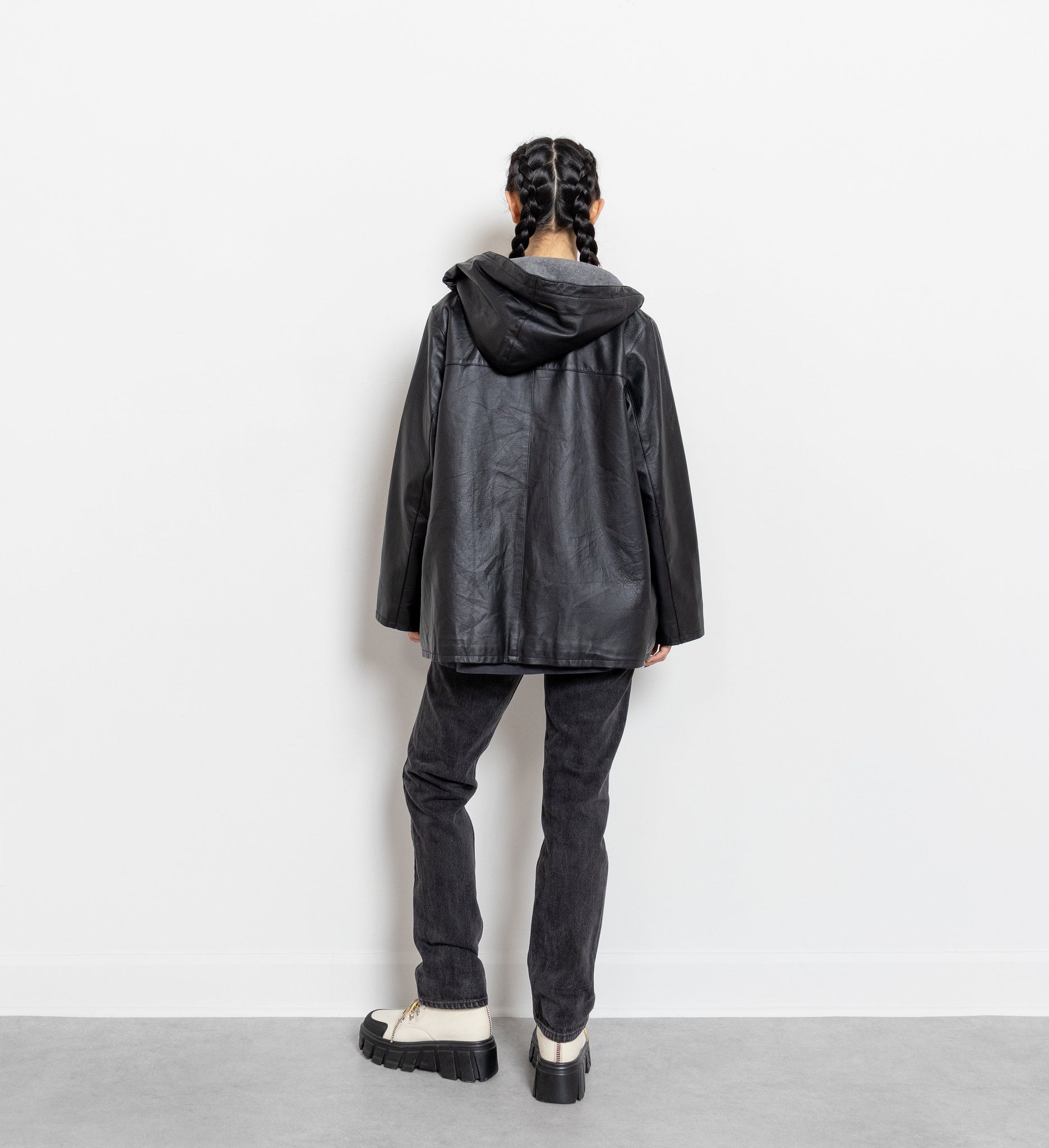 Hooded Leather