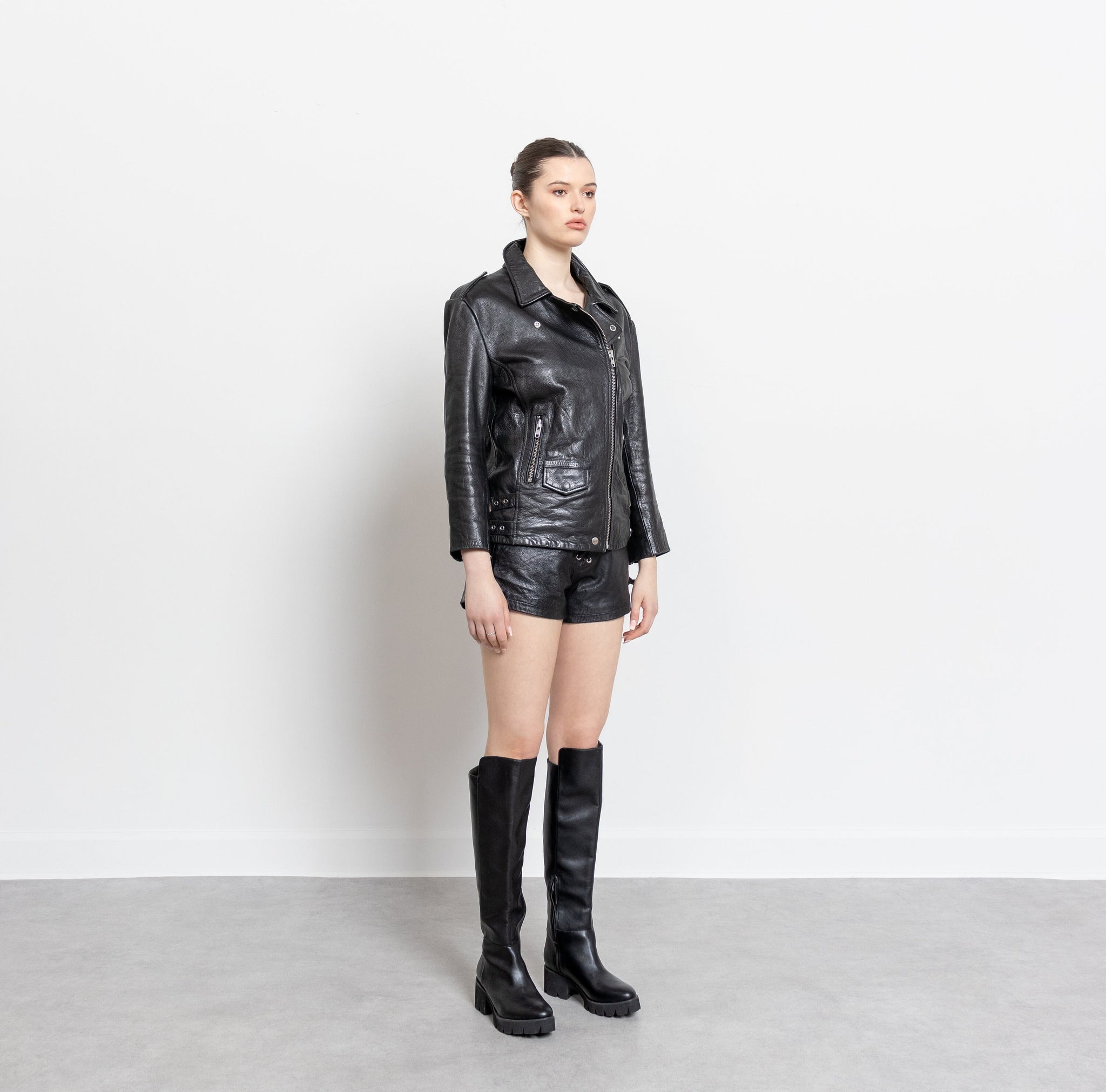 Leather Moto Jacket
