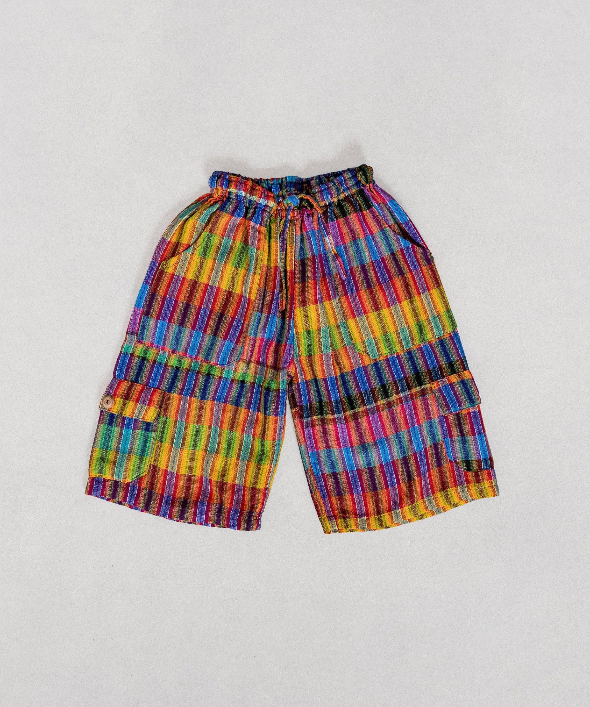 Rainbow Short But Hard And Heavy 五人囃子 Extra Small Rainbow Cargo Shorts For Women – Better Stay