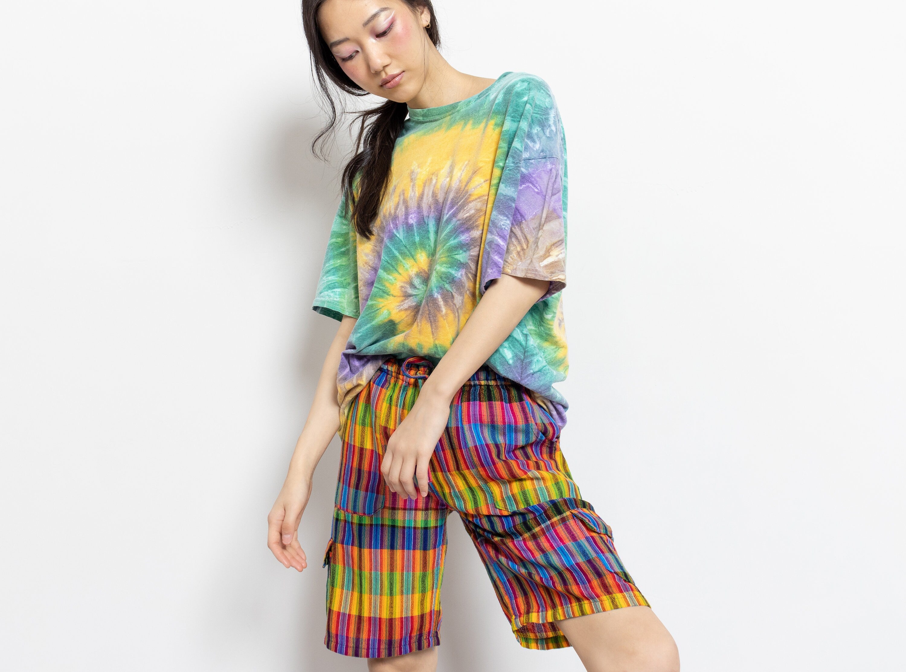 Extra Small Rainbow Cargo Shorts For Women – Better Stay