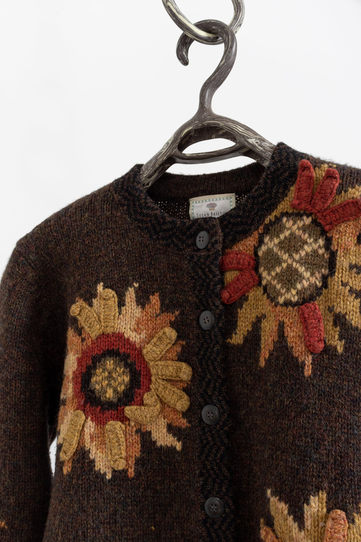 Wool Sunflowers
