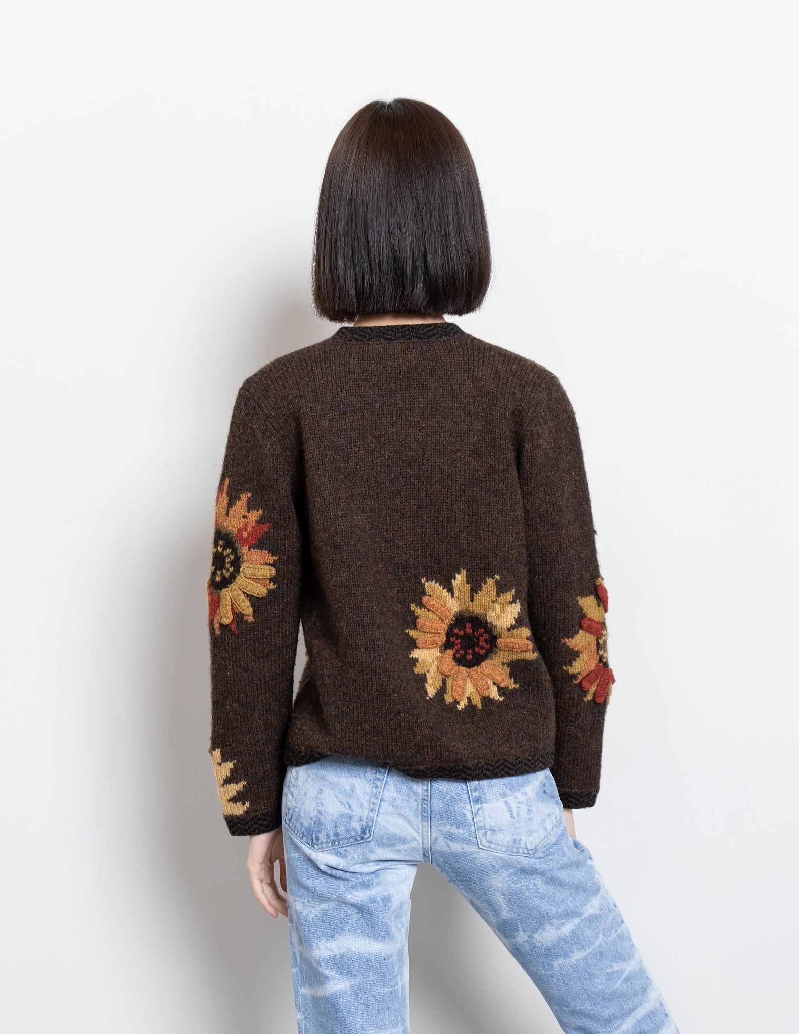 Wool Sunflowers