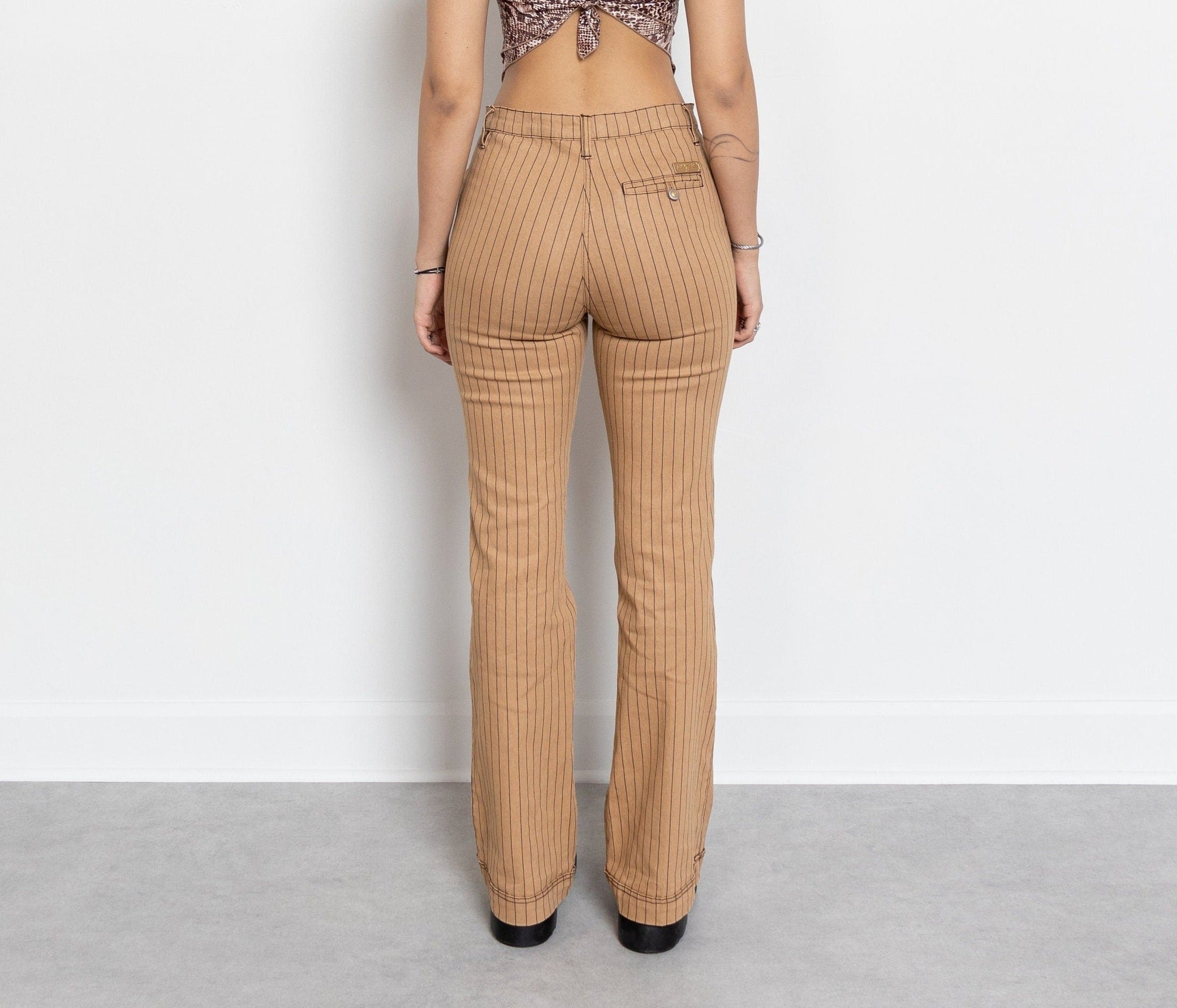 Low Rise Pin Stripe Stretch Jeans – Better Stay Together