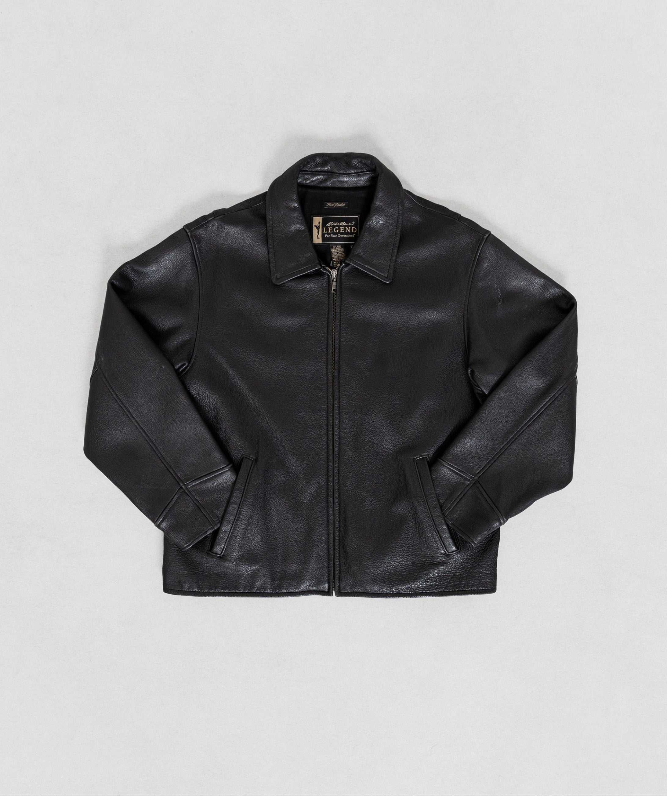 り*ん様 90s Eddie Bauer short leather bombe Eddie Bauer Legend Journeyman Leather Bomber Motorcycle