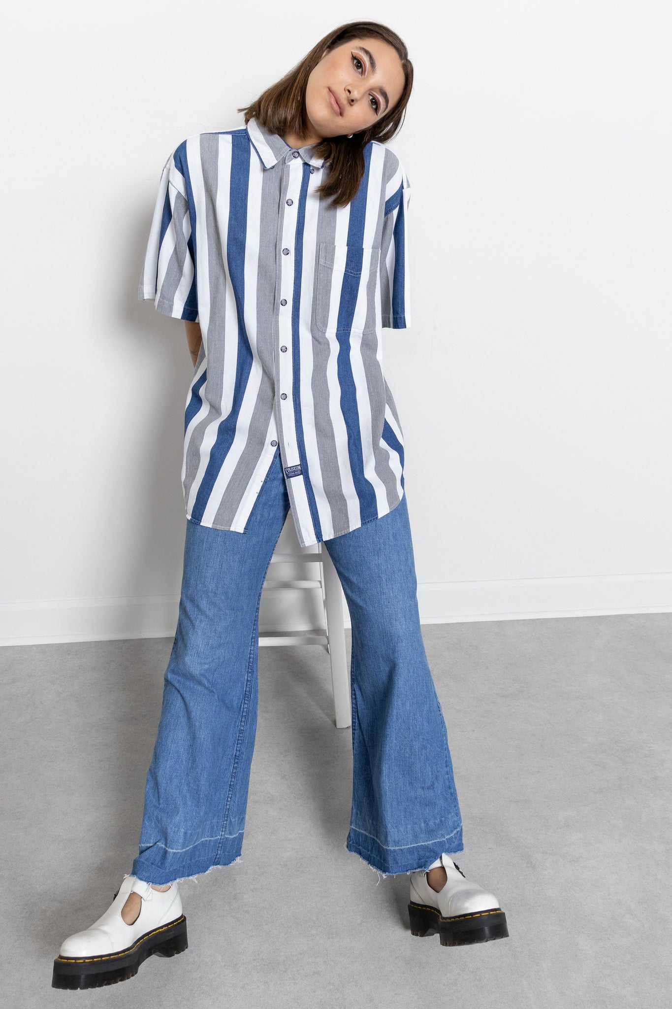 Stripe Jeans Wear