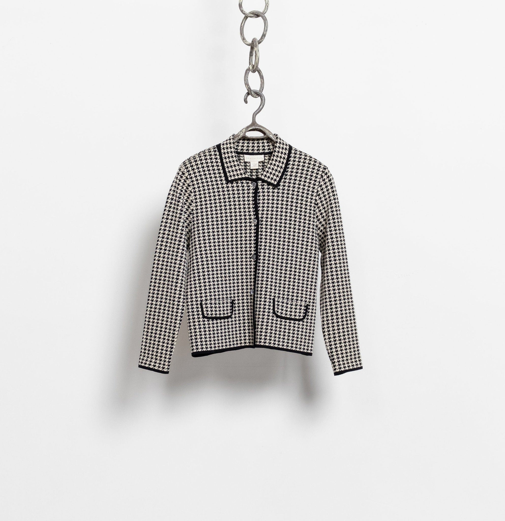 Houndstooth Cardi