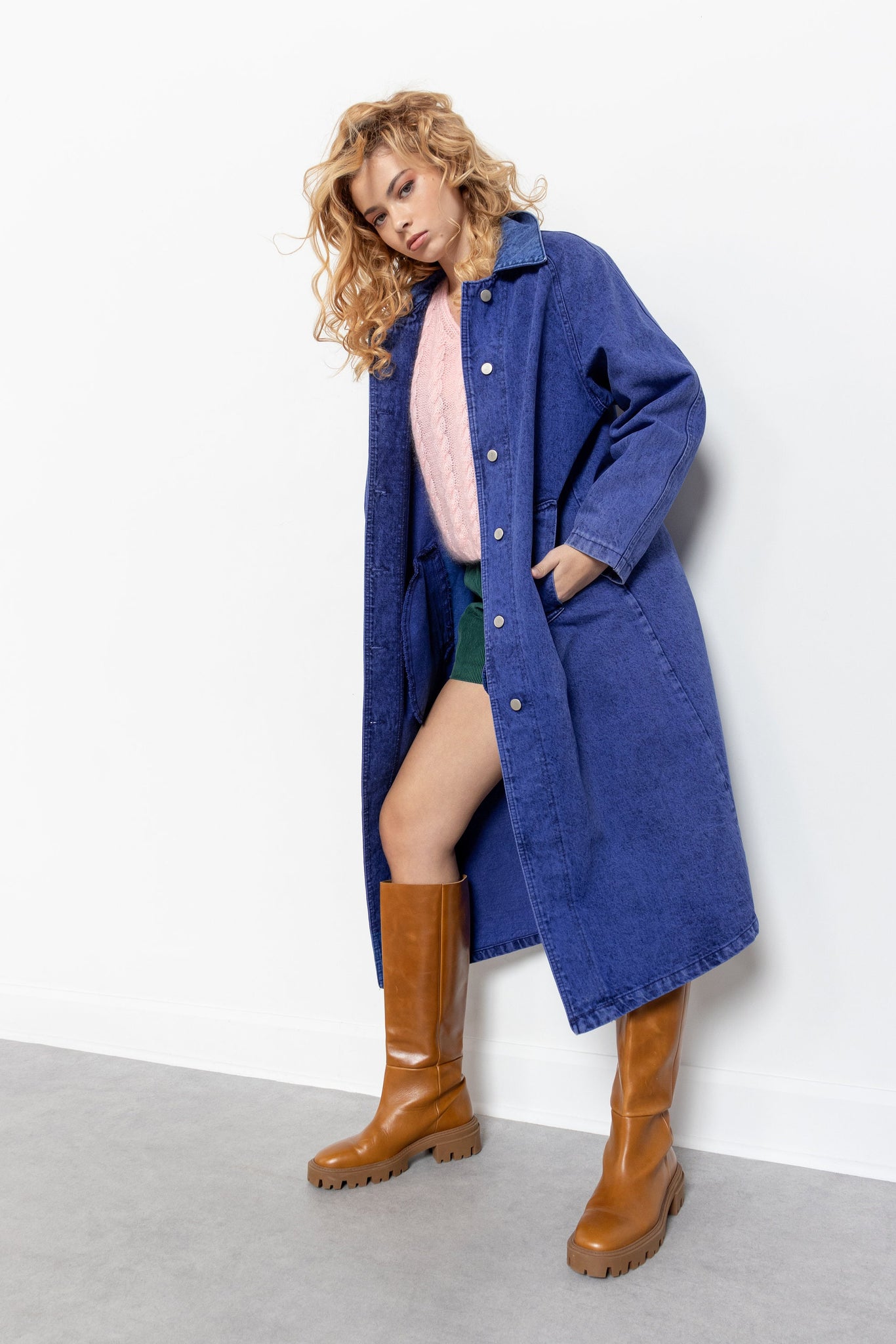 Denim Trench