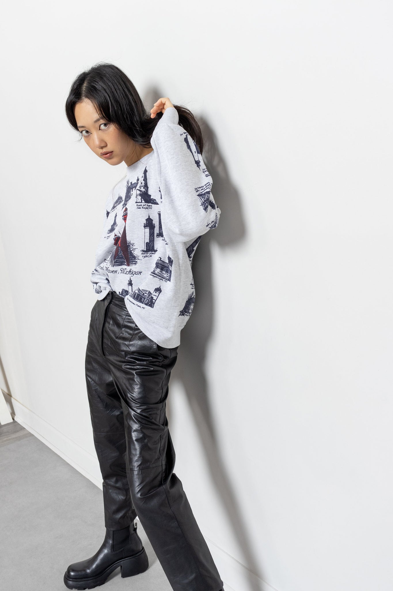 Pleated Leather