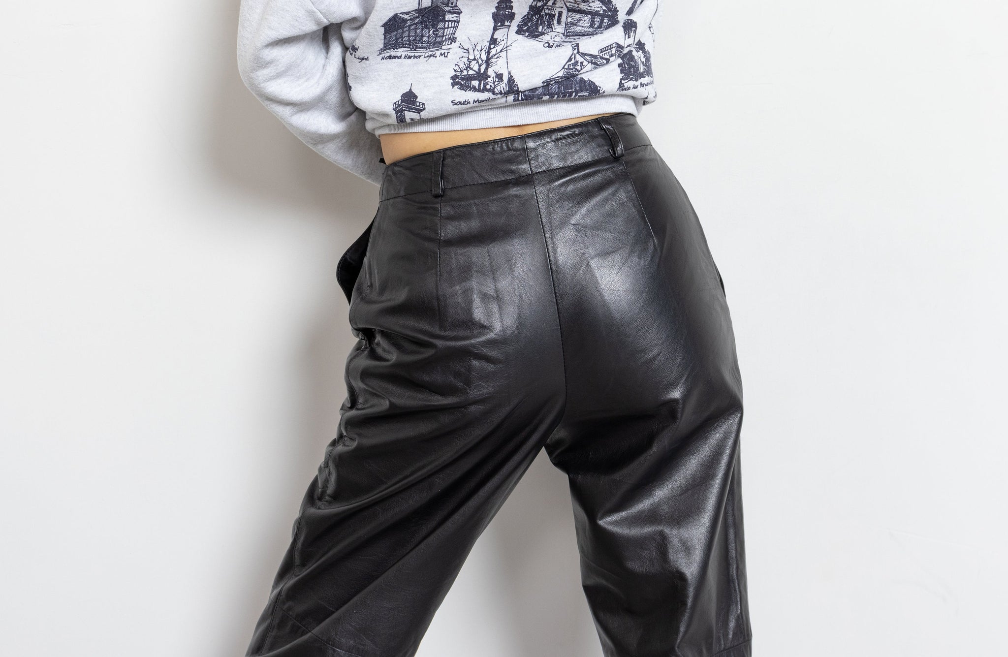 Pleated Leather