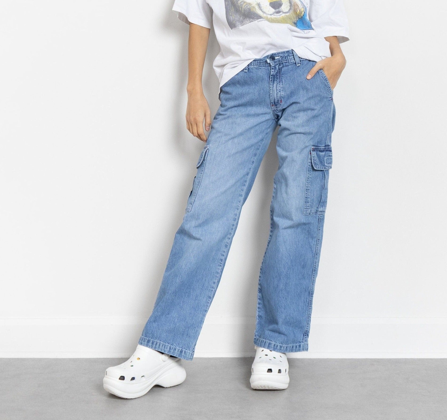 Denim Cargos