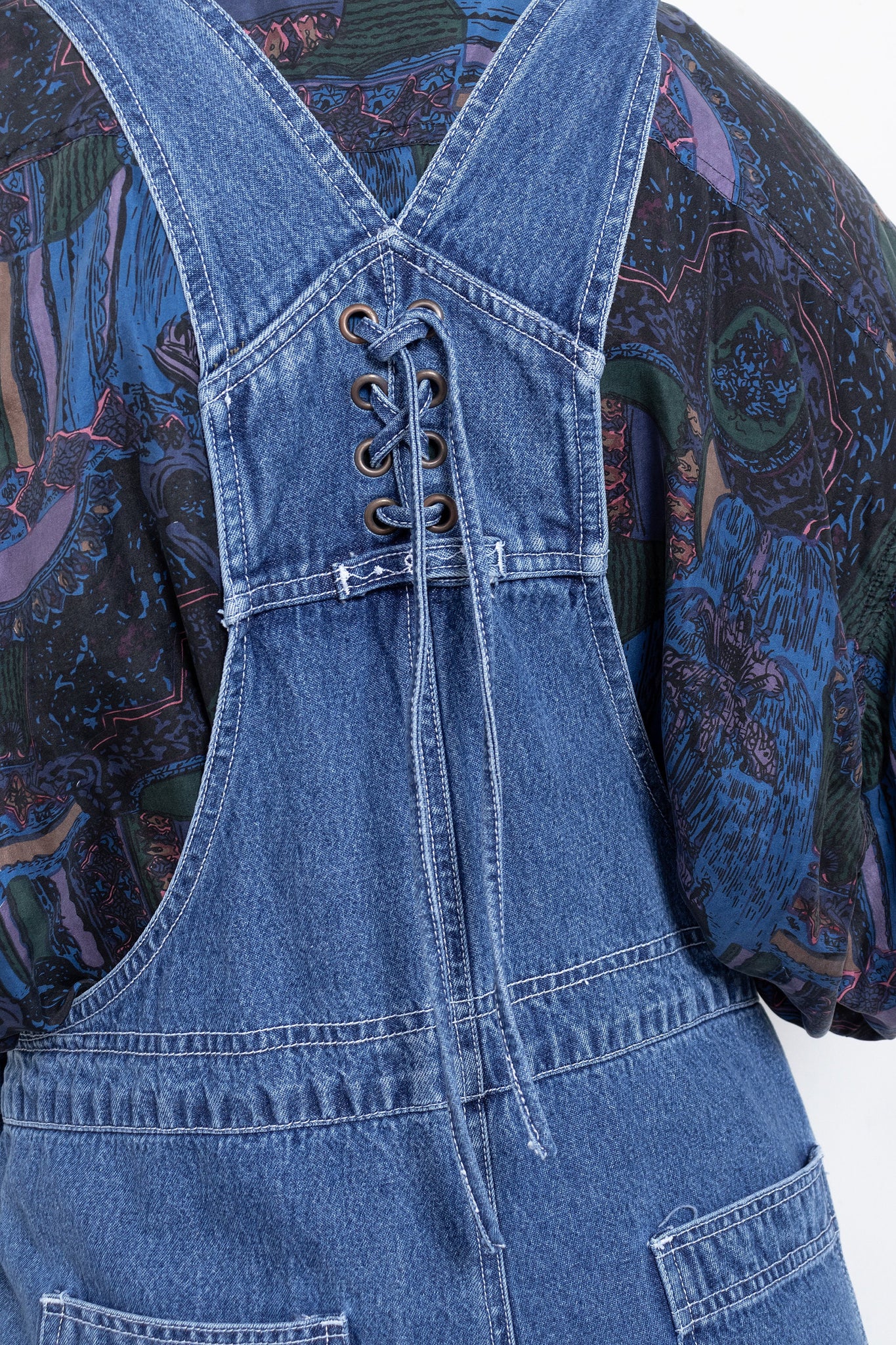 Embroidered Overalls