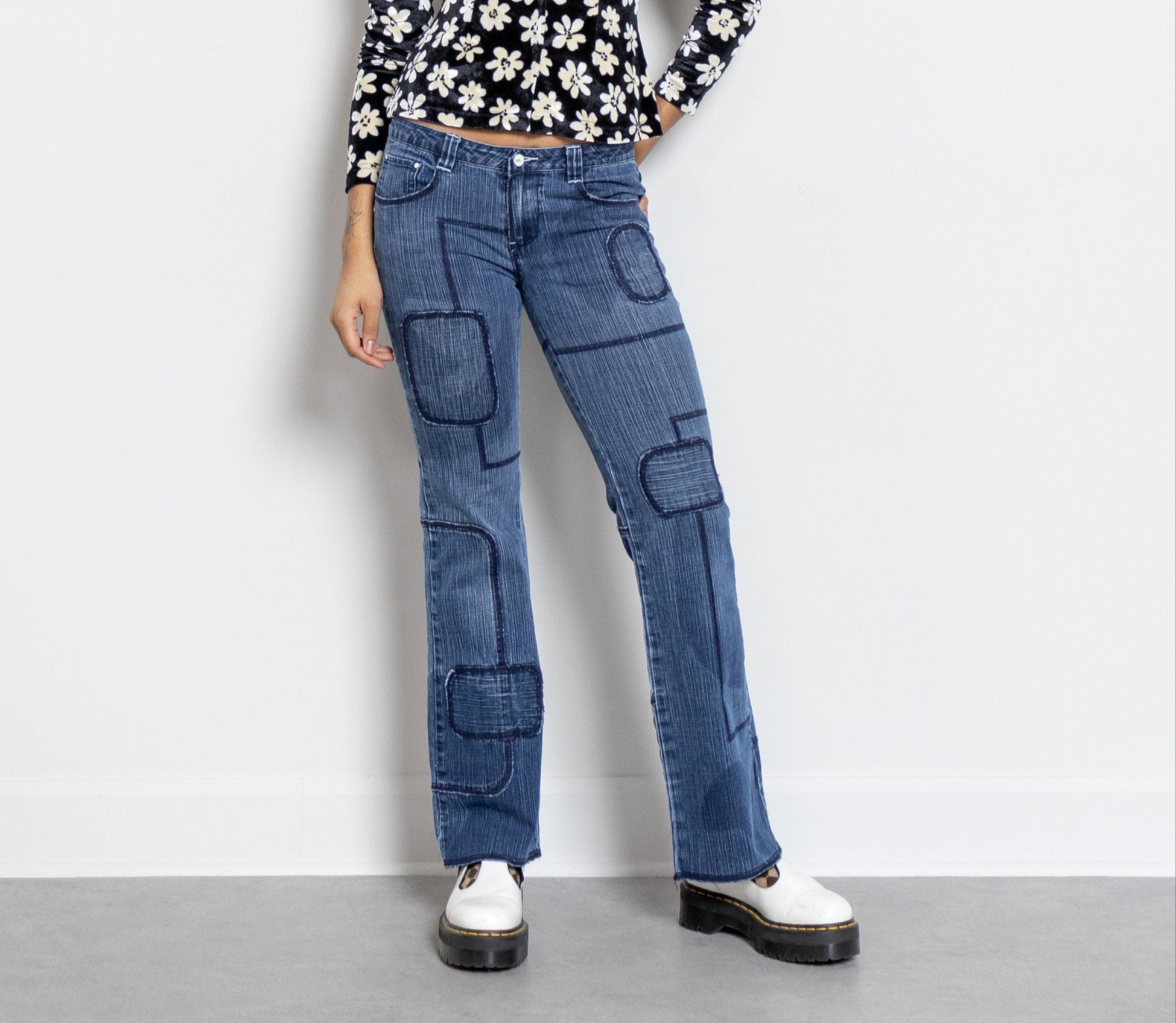 Patchwork Low Rise